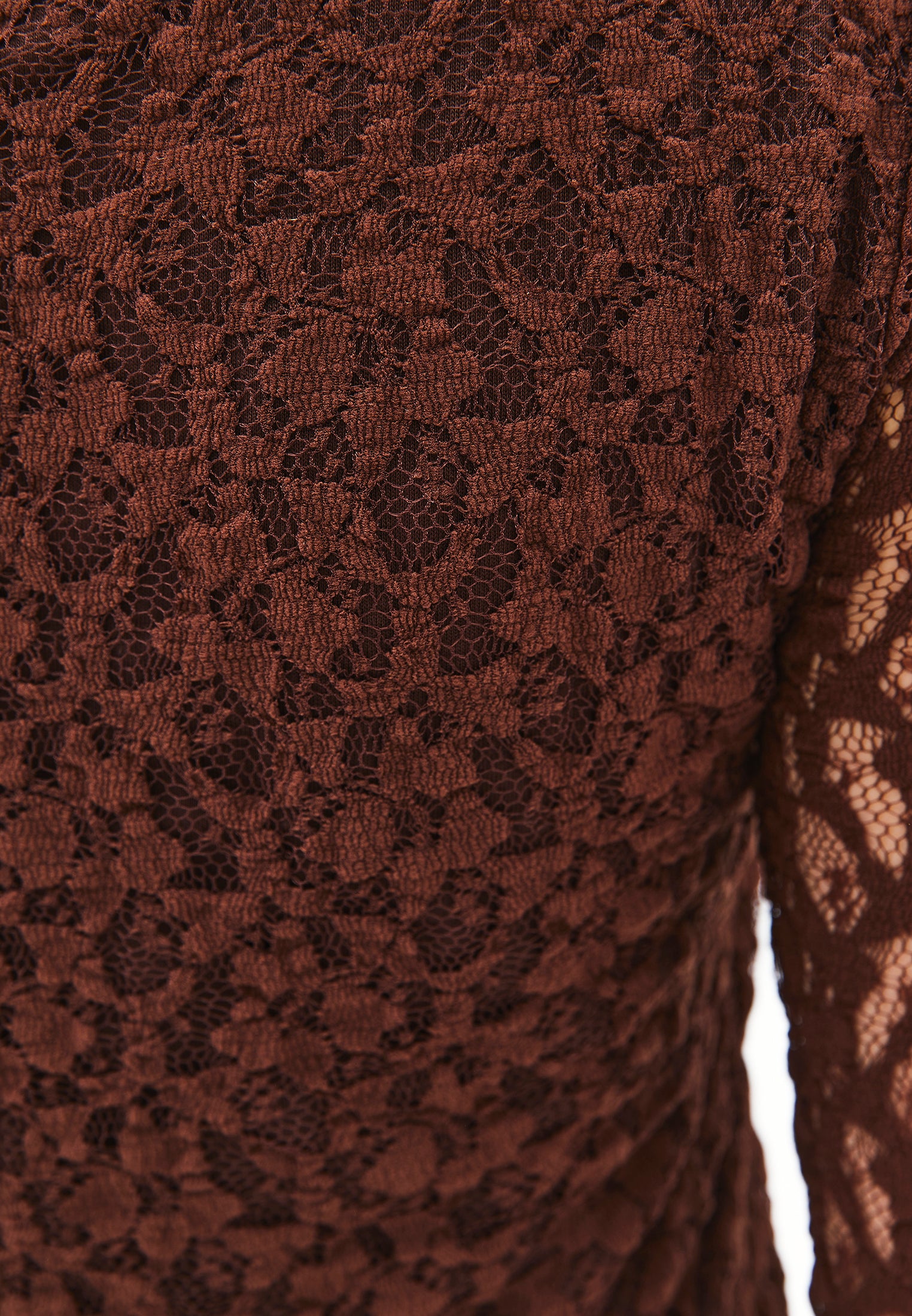 Boat Neck Long Sleeve T-Shirt - CHICORY COFFEE