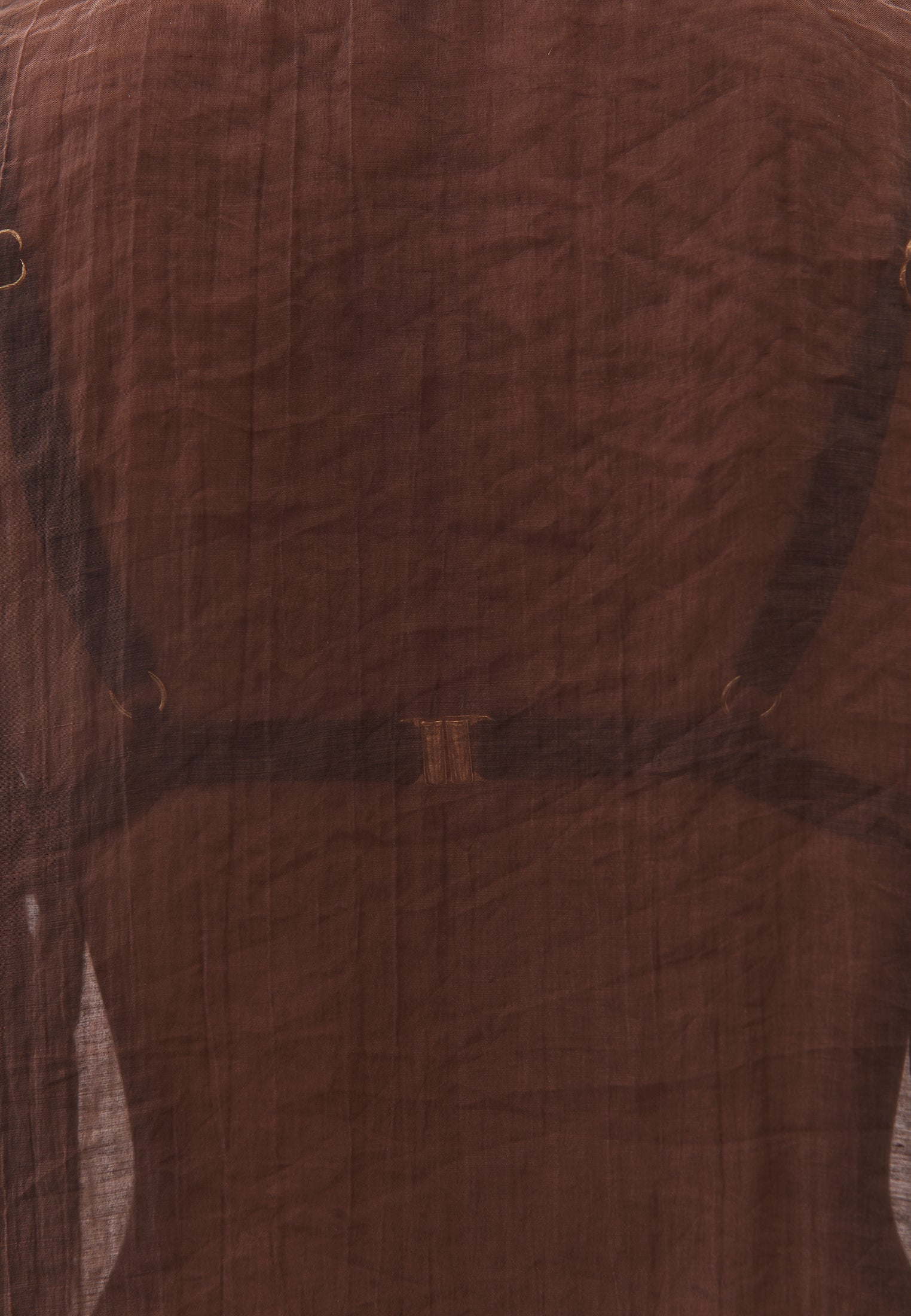 Button detailed tunic blouse - CHICORY COFFEE