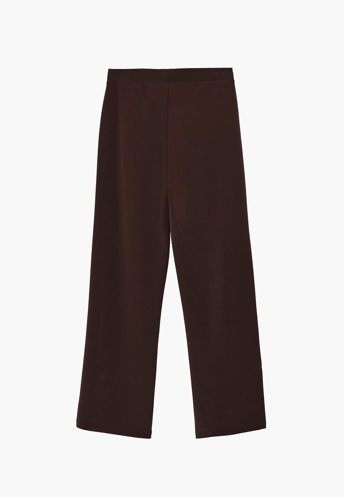 Women High Waist Straight Leg Pocket Detail Pants - CHOCOLATE TORTE