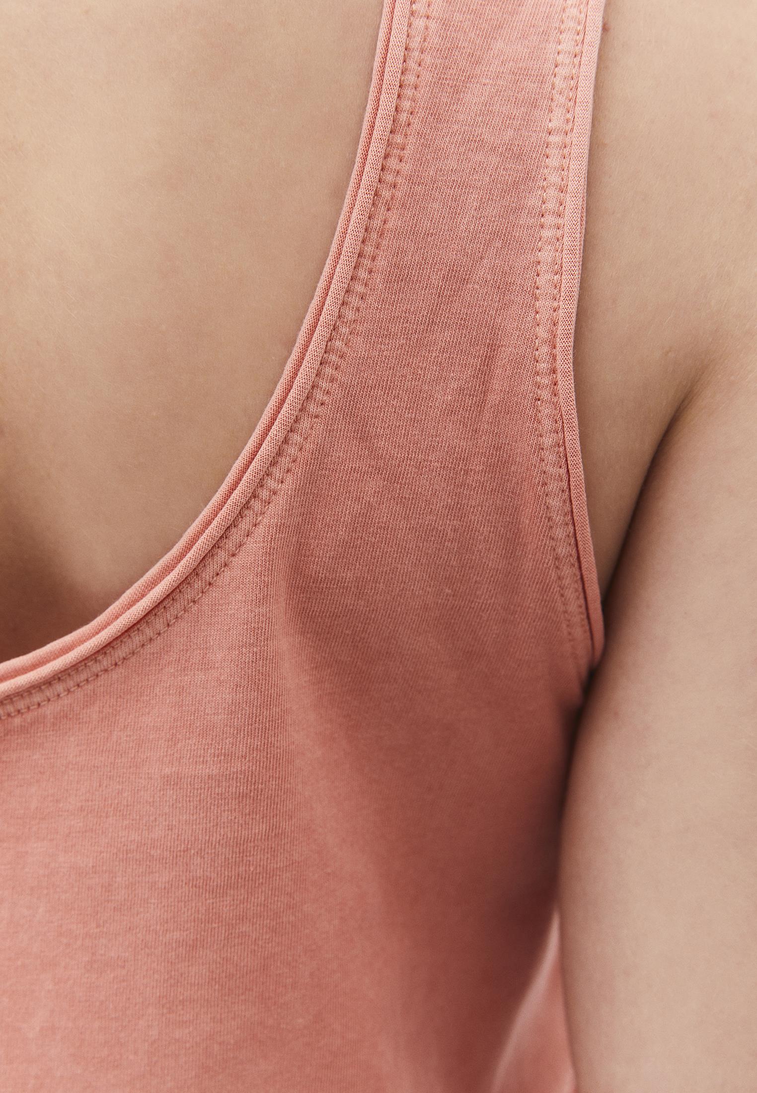 U Neck Loose Fit Tank - CORAL