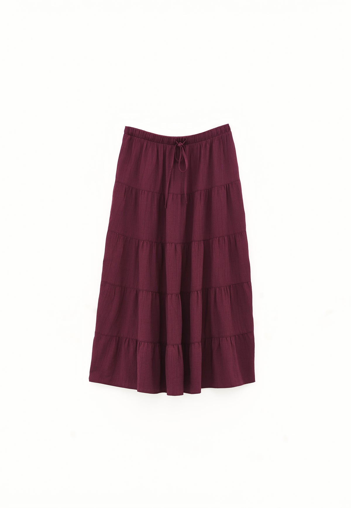 A-Line Midi Skirt - Purple