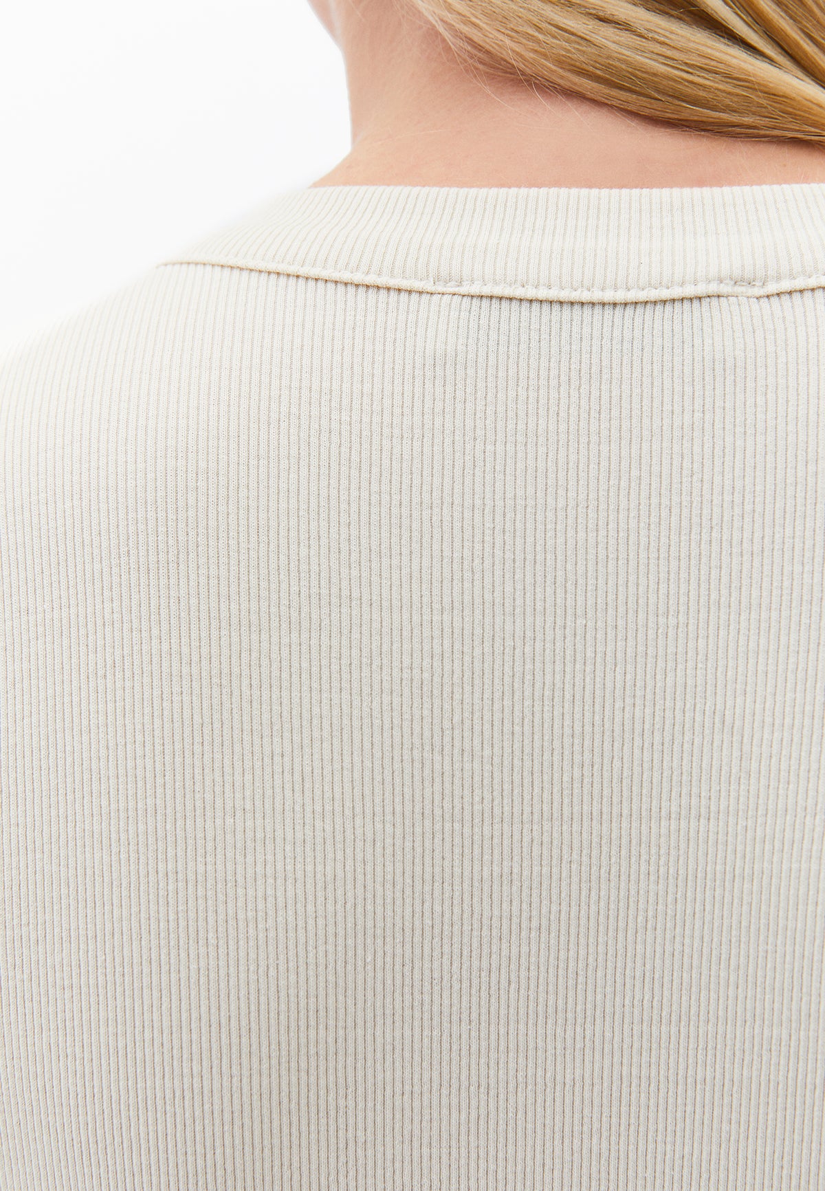 V Neck Midi A-Line Dress - Beige