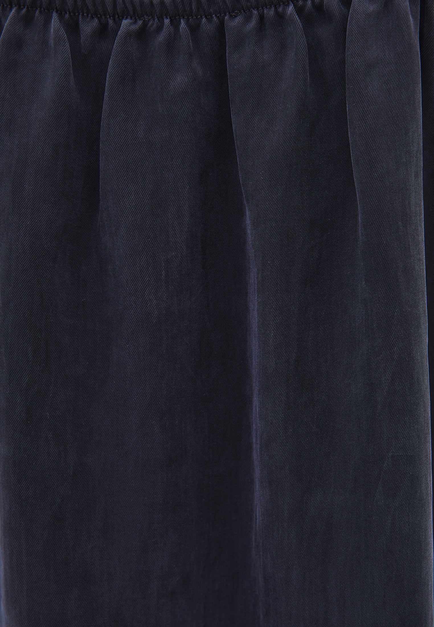 Long A-Line Dress With Straps - DARK NAVY