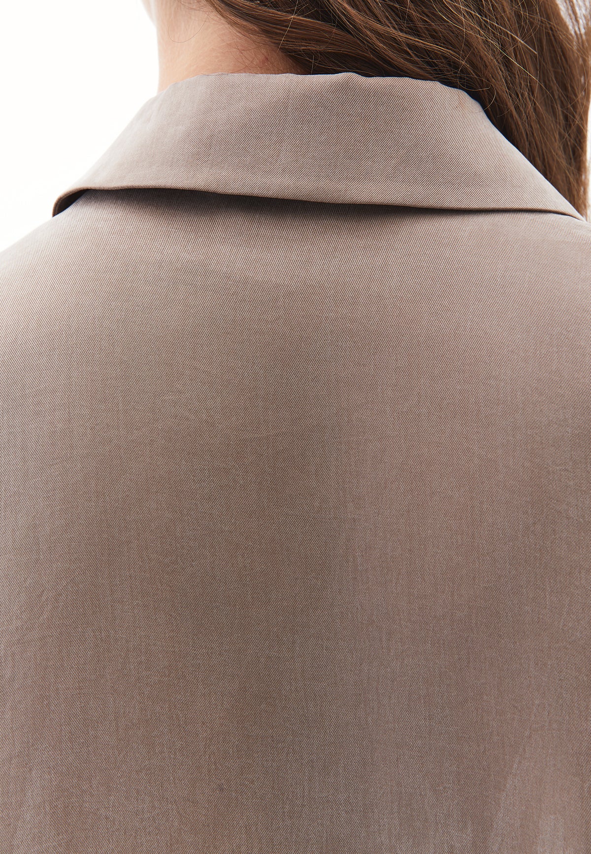 Long Sleeve Loose Shirt - DESERT TAUPE