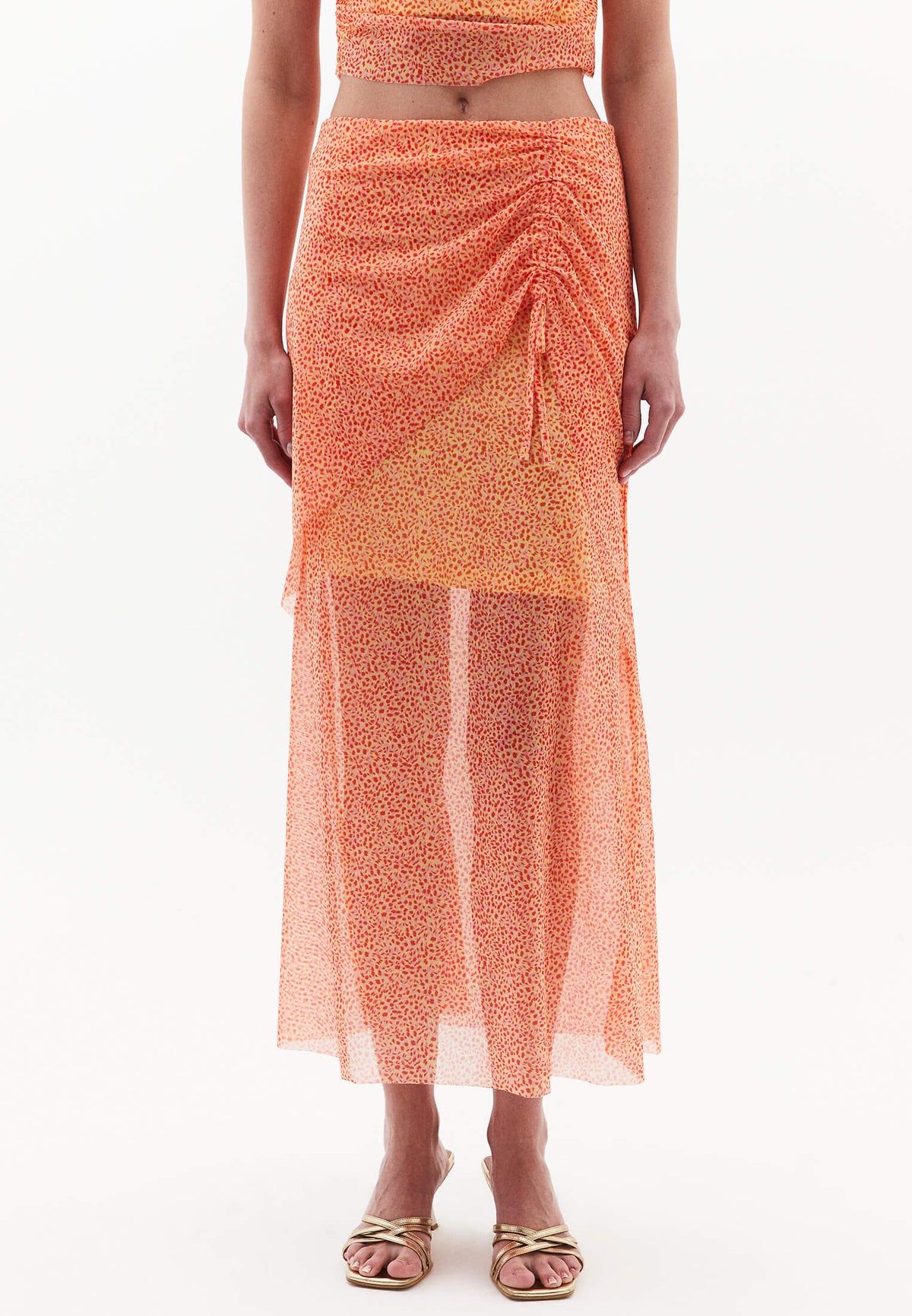 High Waist Skirt - Mix Color