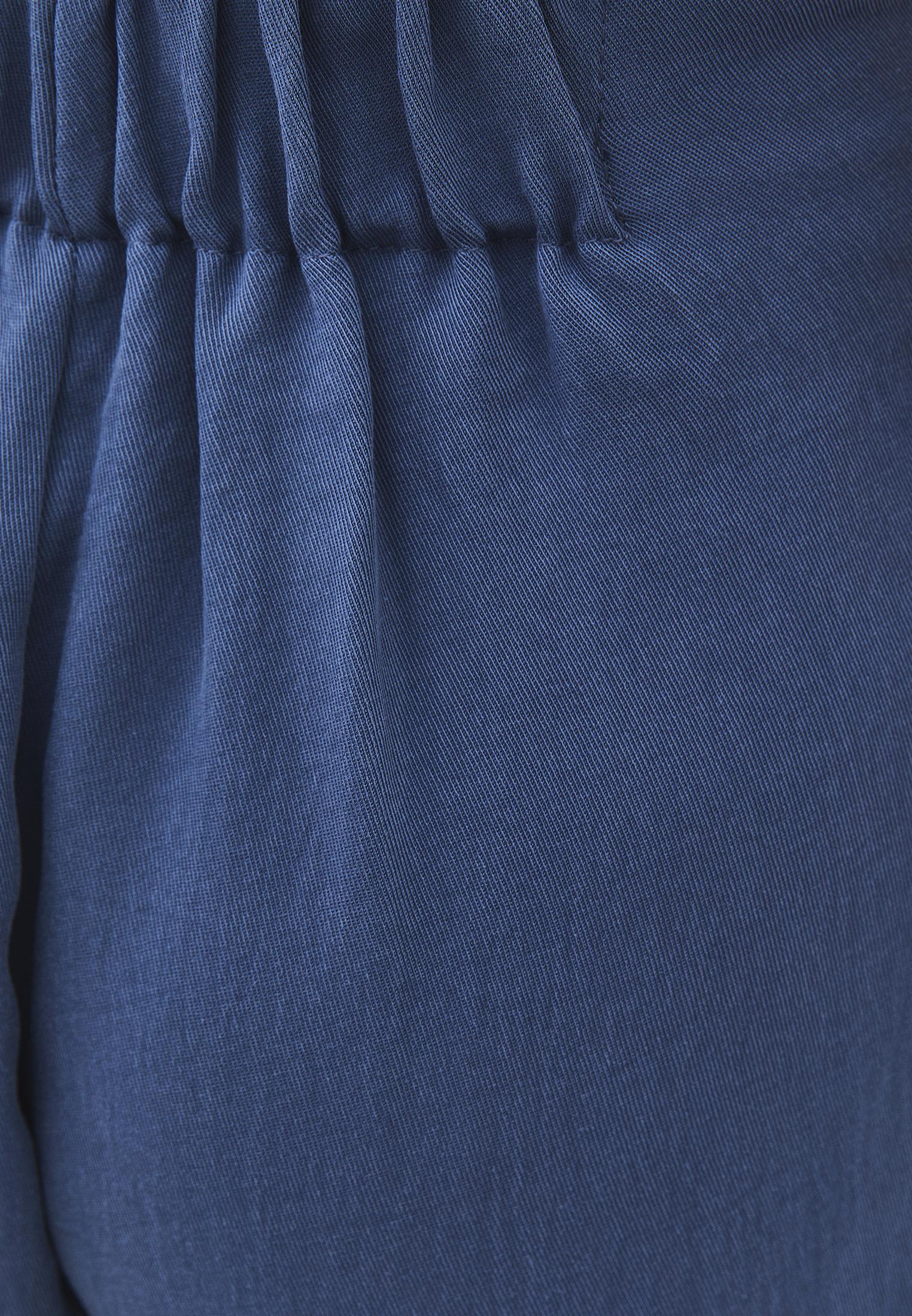 Pleated Ultra High Waist Wide Leg Pants - ENSIGN BLUE