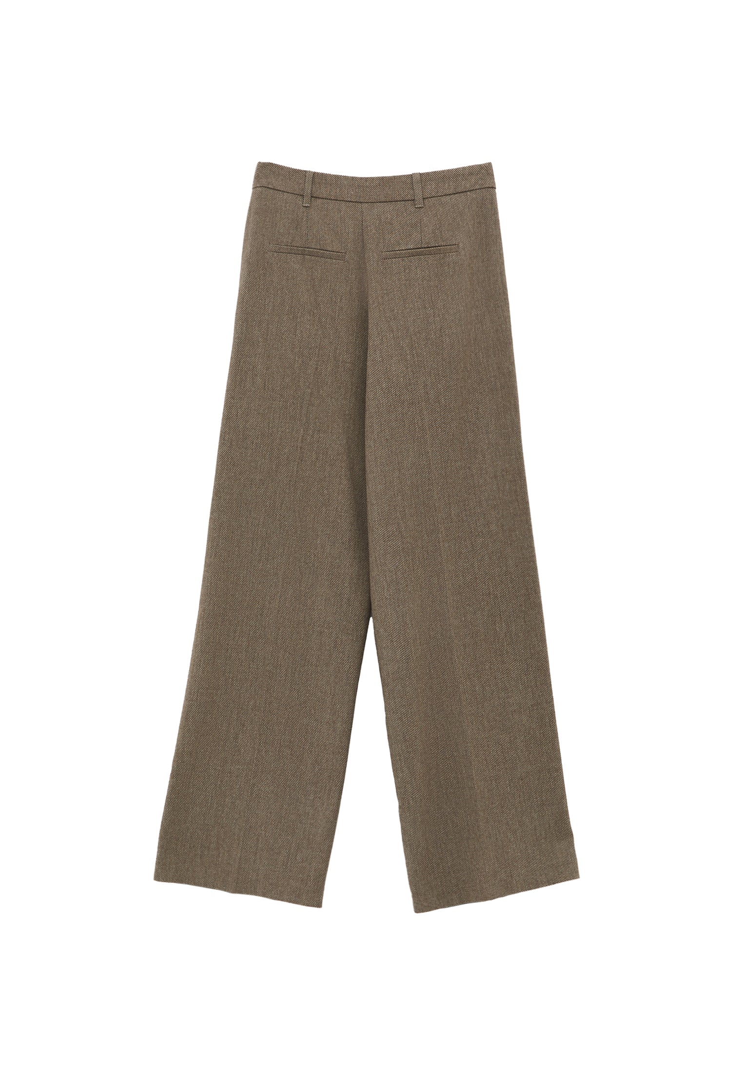 Pleated Wool Pants - FALCON