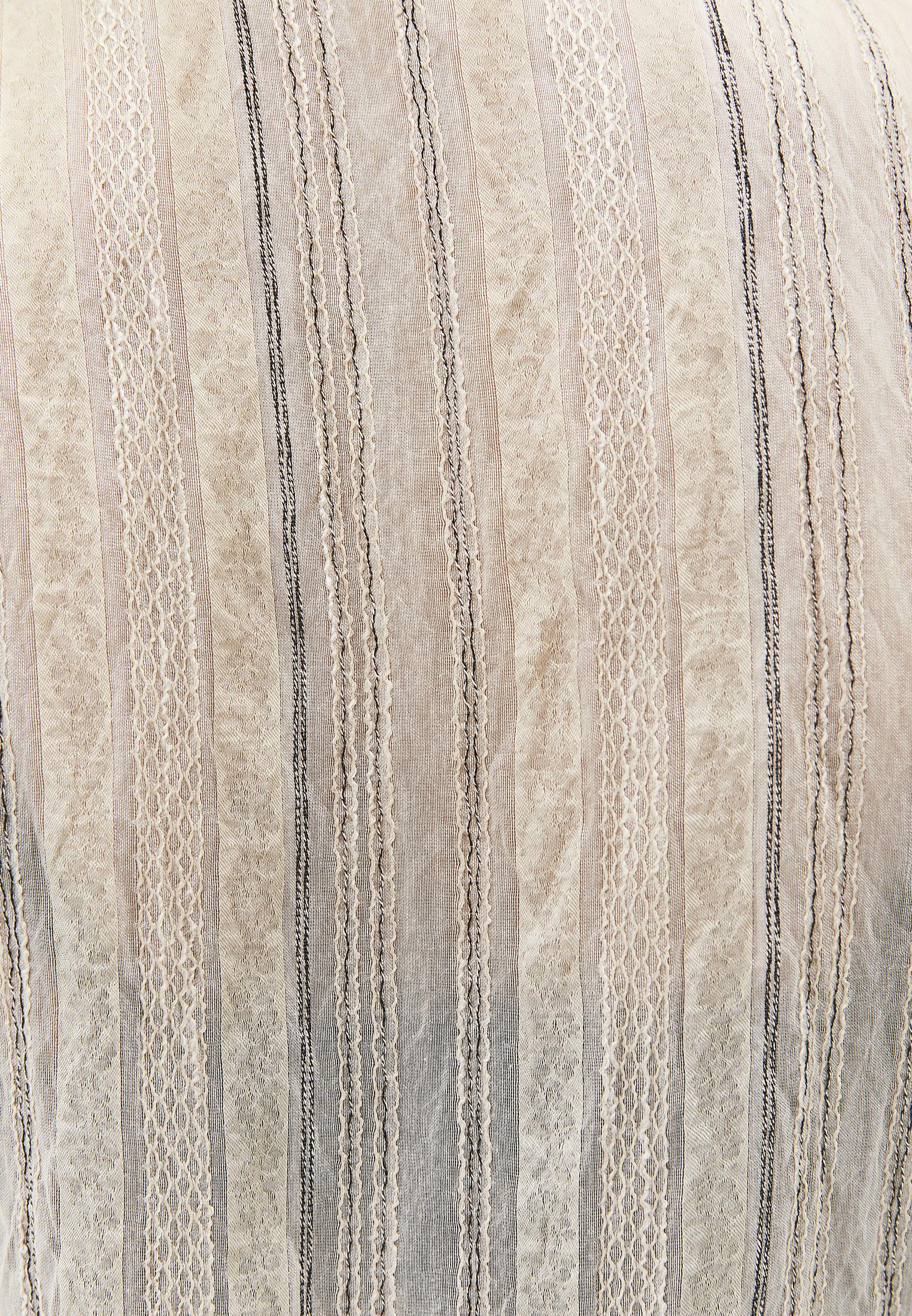 Embroidered Crew Neck Tunic Blouse - FEATHER GRAY