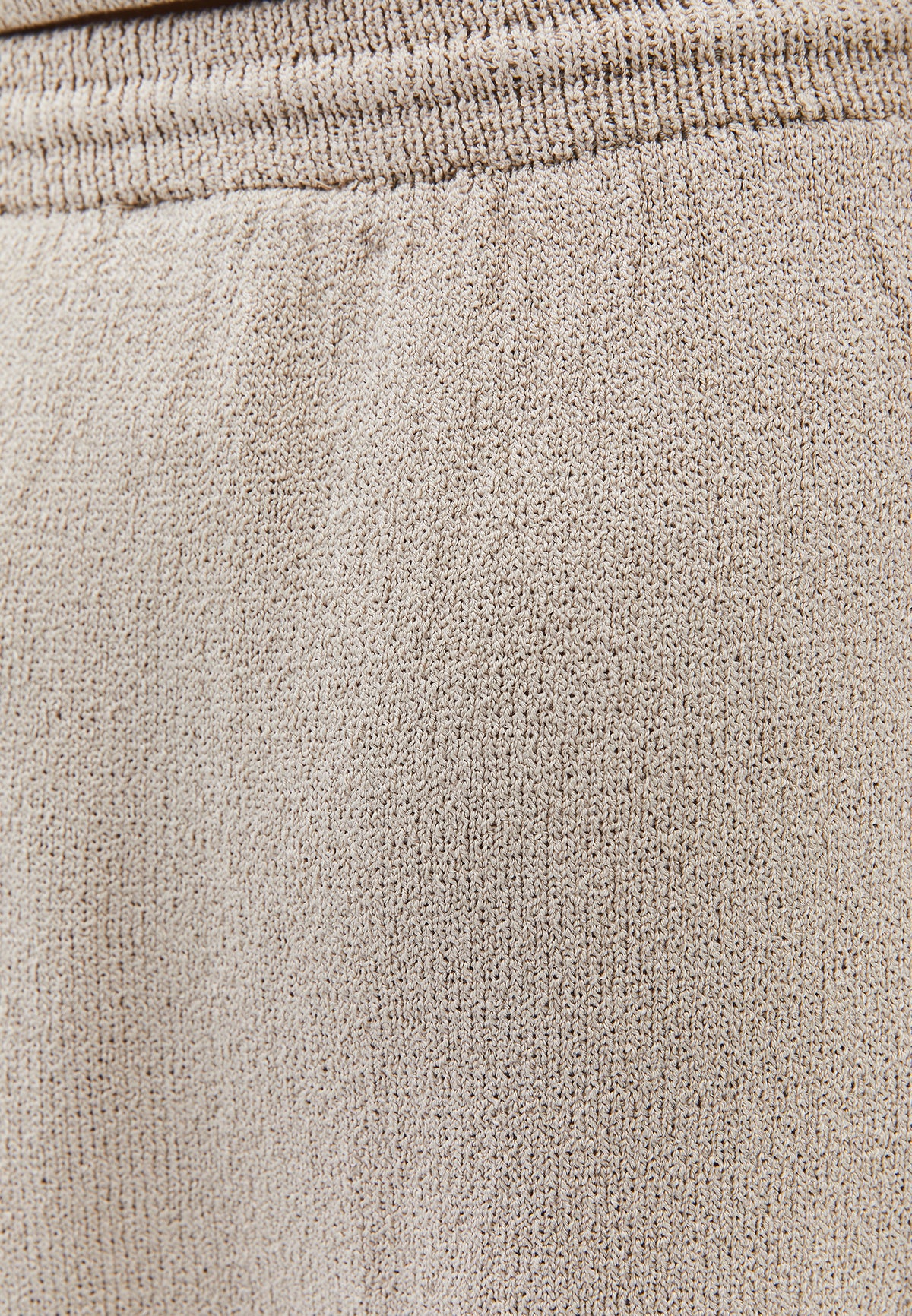 Flared Normal Waist Skirt - Beige