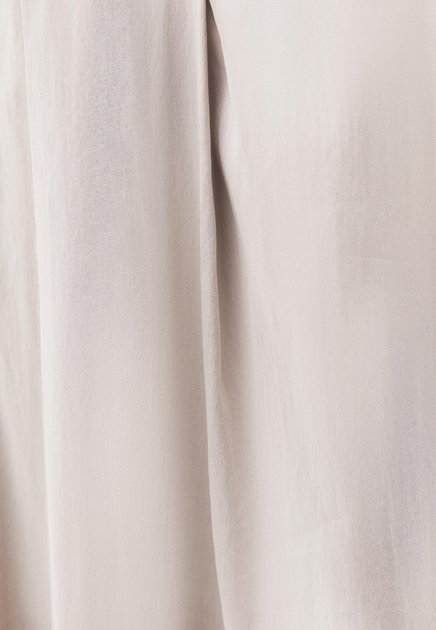 Pleated Long Skirt - FEATHER GRAY