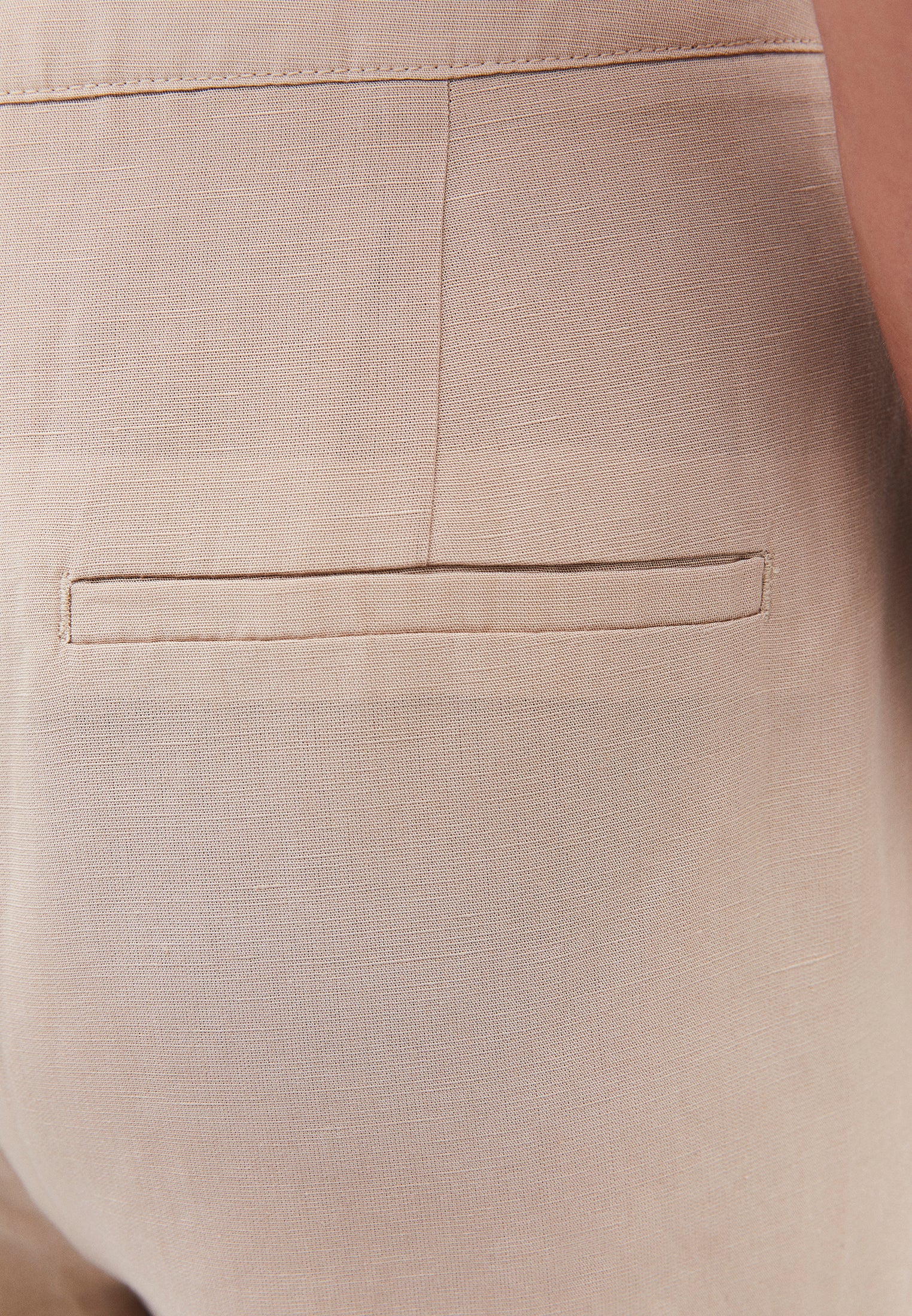 Belted High Waist Wide Leg Pants - FEATHER GRAY