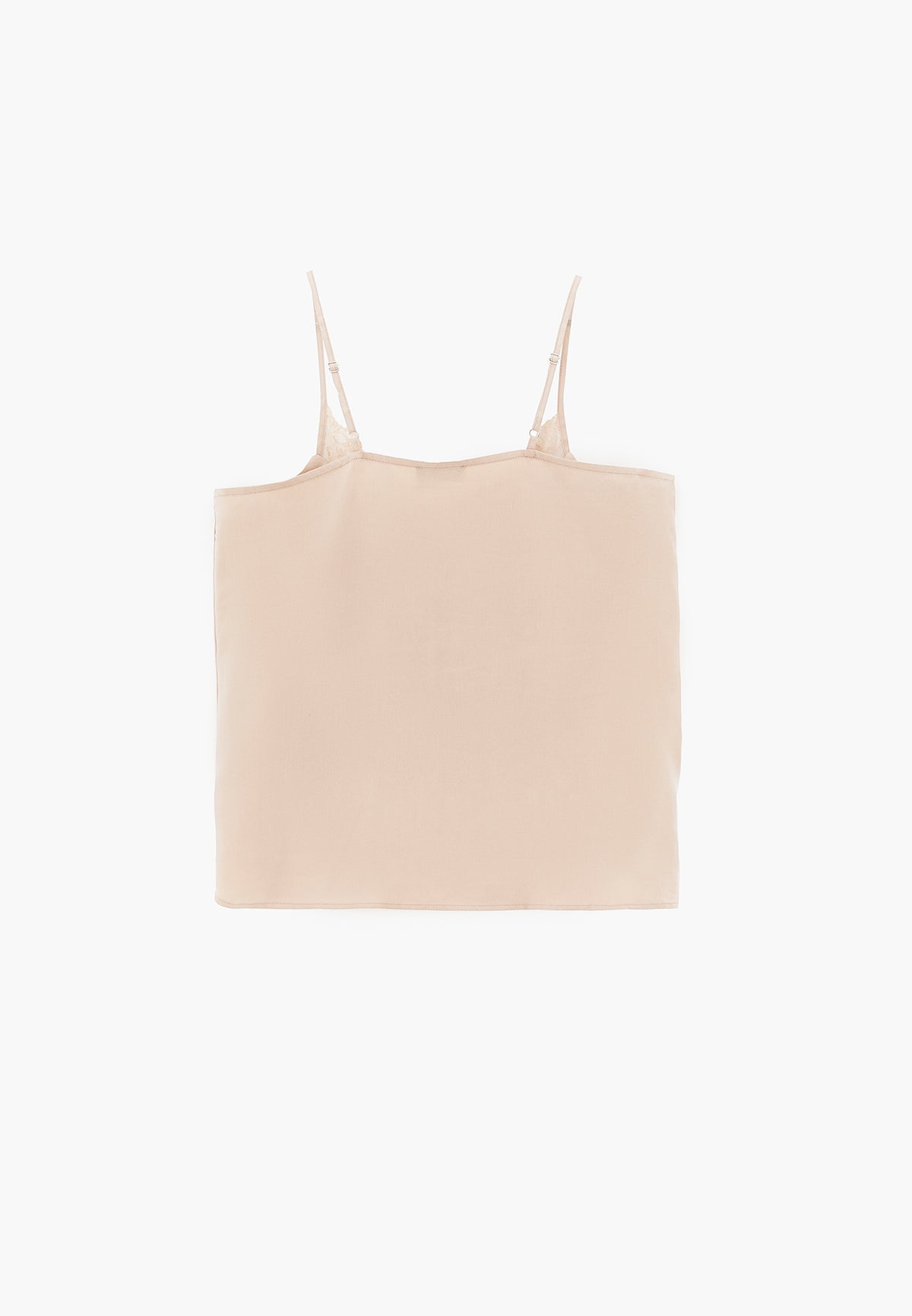 Sleeveless Top With V Neck - FEATHER GRAY