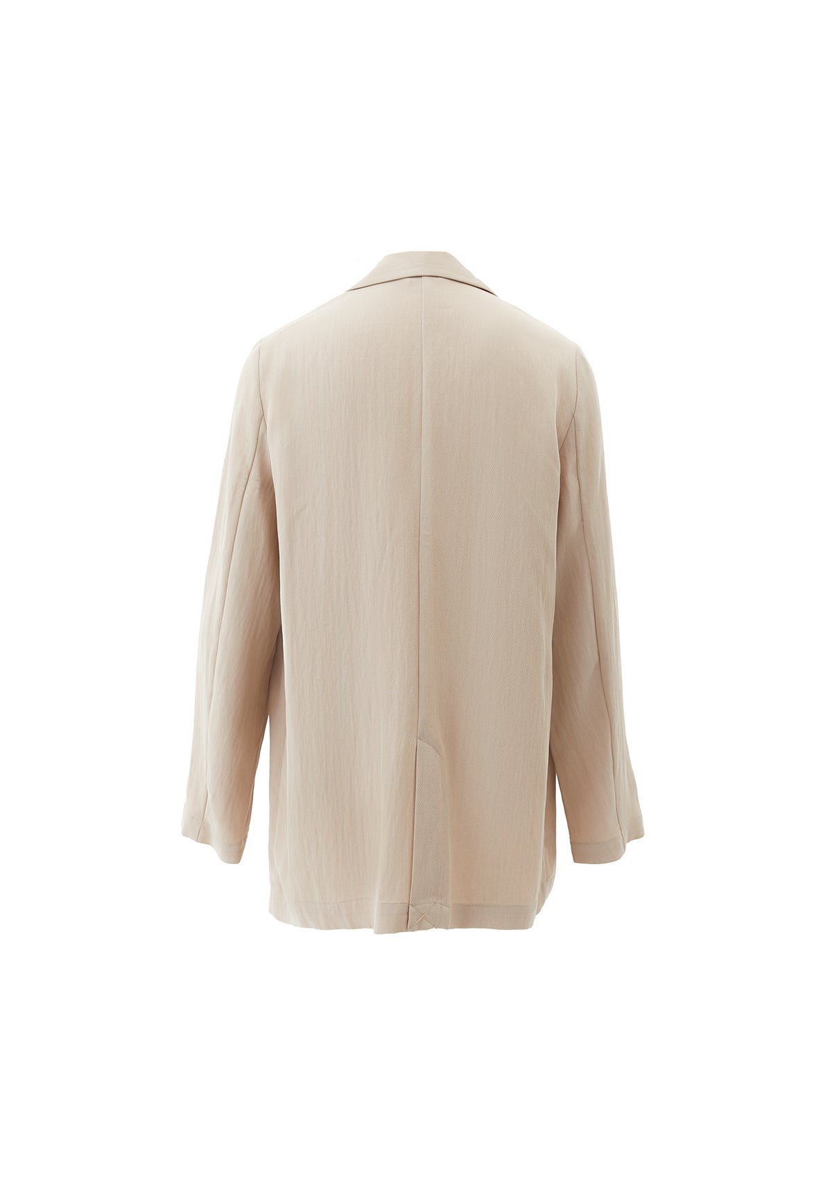 Double Breasted Blazer Jacket - Beige