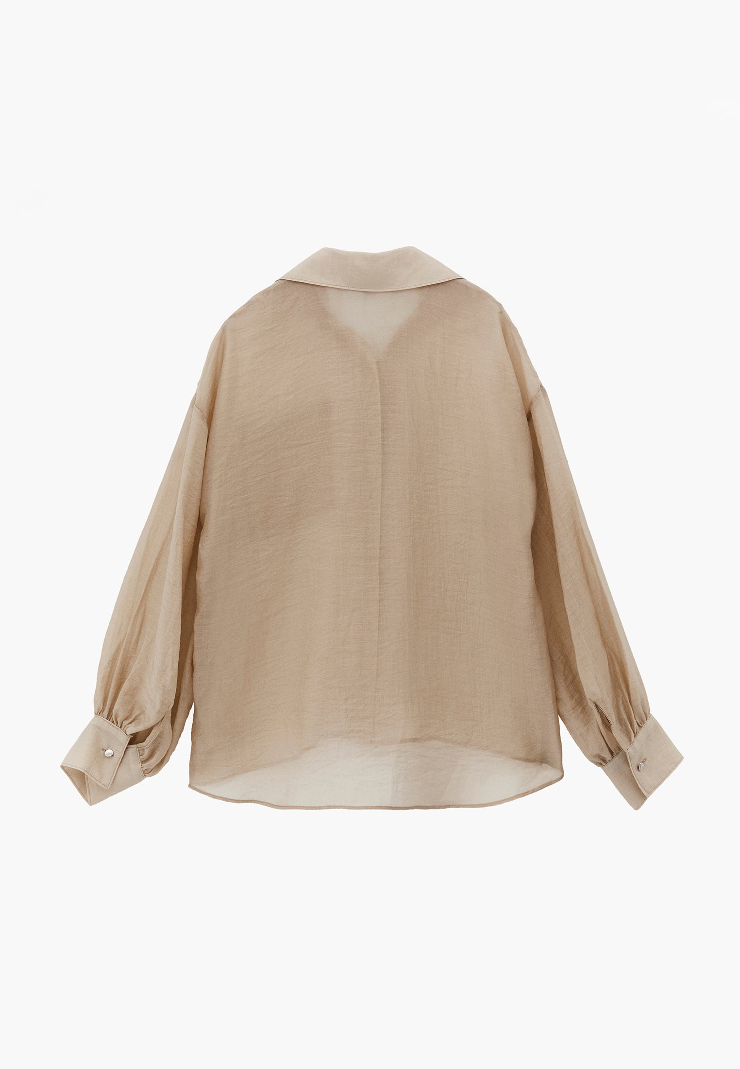 Loose Fit Long Sleeve Shirt - FEATHER GRAY