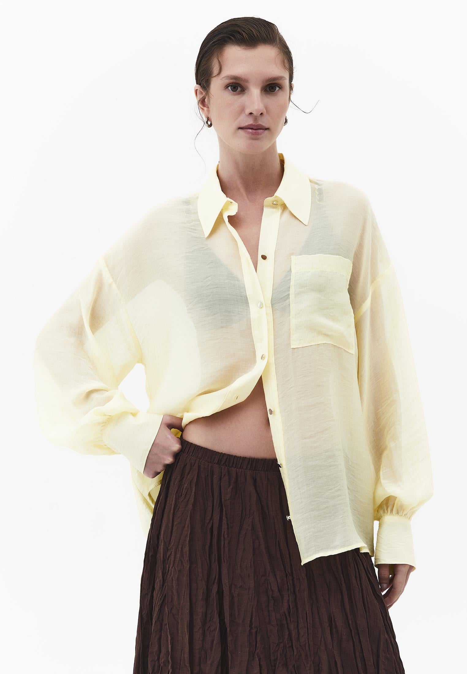 Loose Fit Long Sleeve Shirt - FLAN