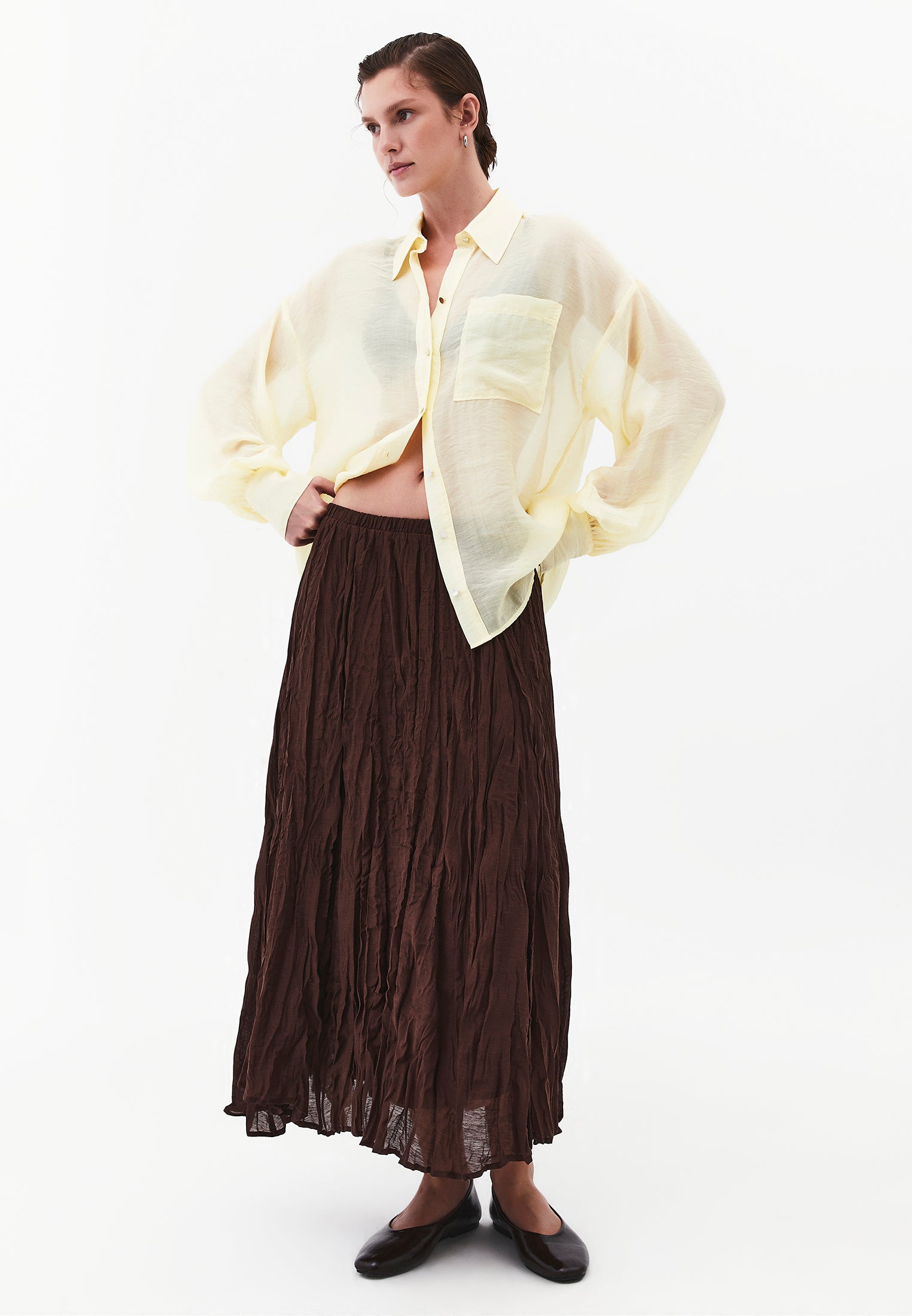 Loose Fit Long Sleeve Shirt - FLAN