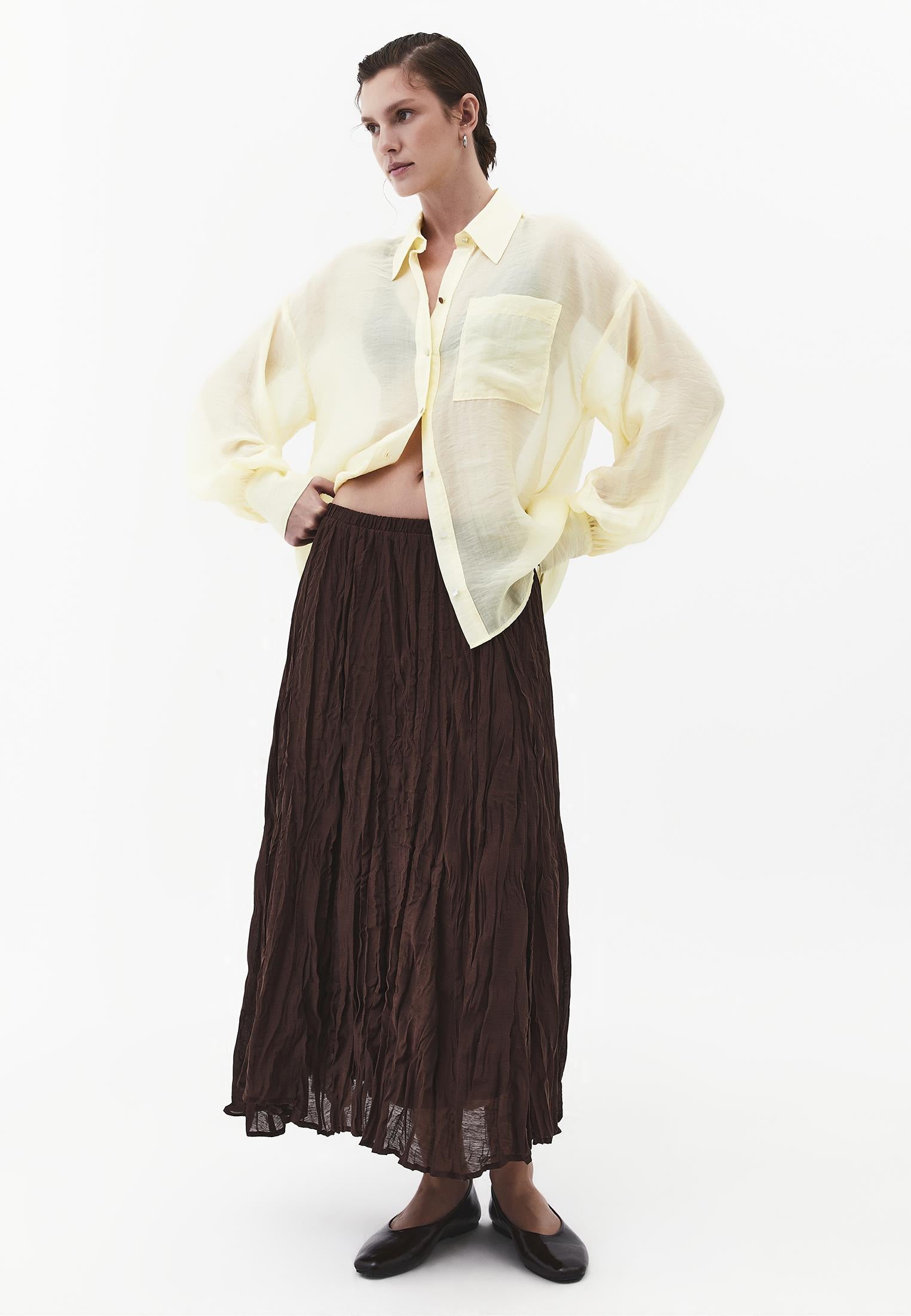 Loose Fit Long Sleeve Shirt - FLAN