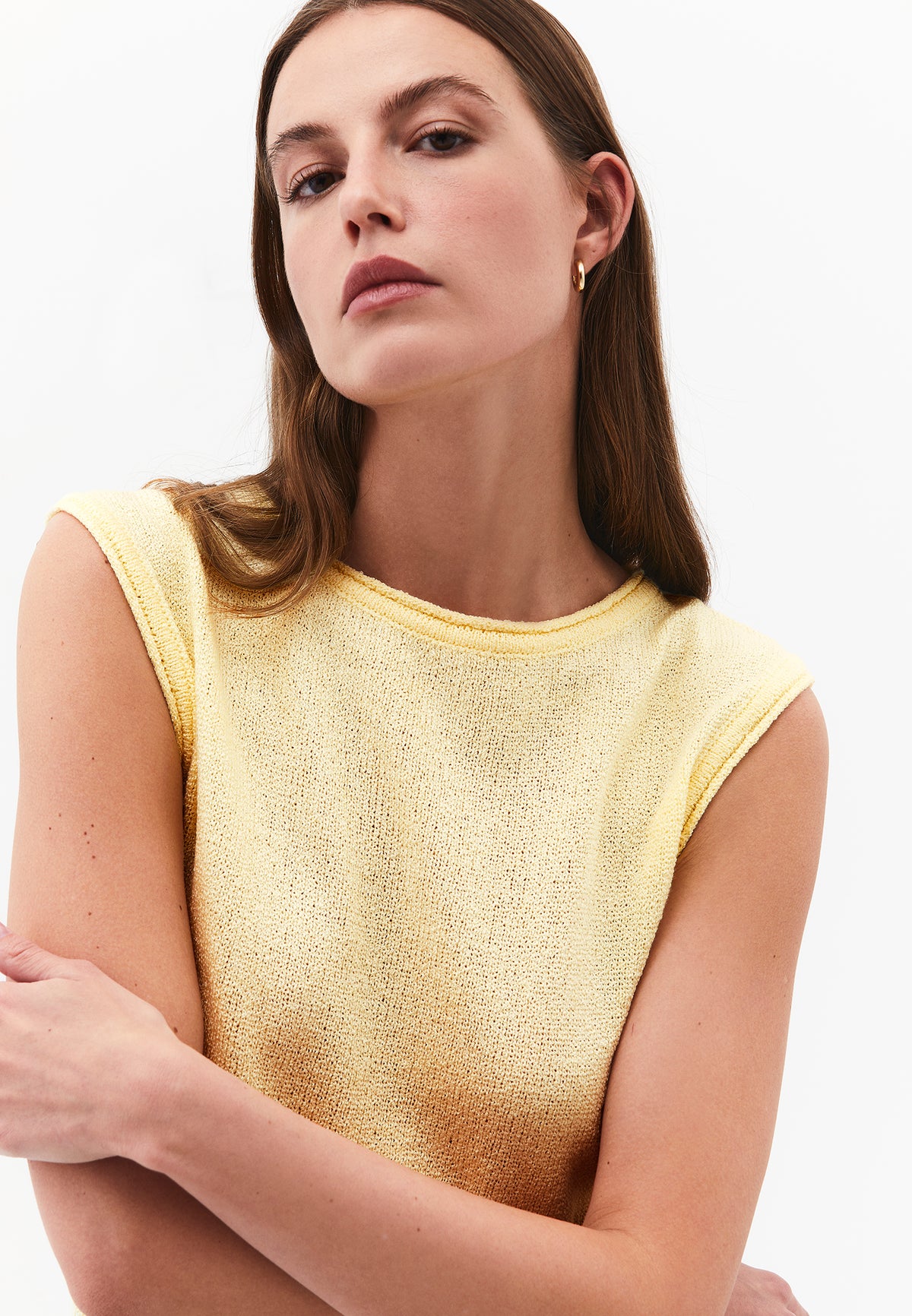 Asymmetric Tunic Knit Tank - FLAN