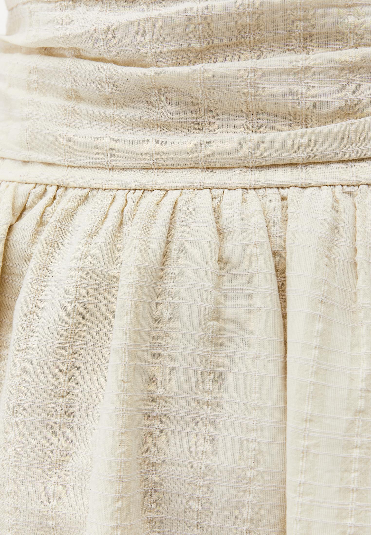 Sleeveless Dress In A-Line With Plaid Pattern - FLAN