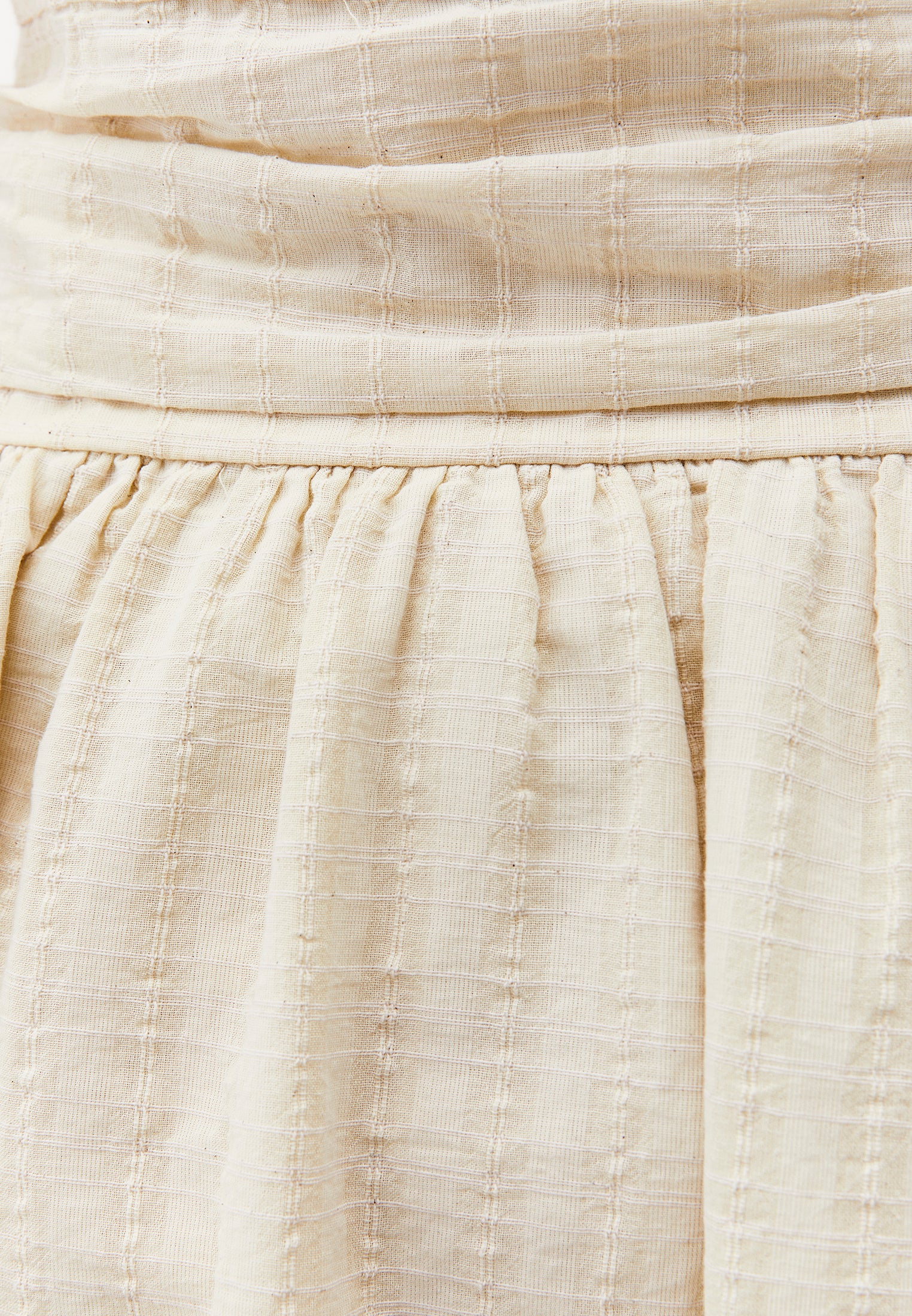 Sleeveless Dress In A-Line With Plaid Pattern - FLAN