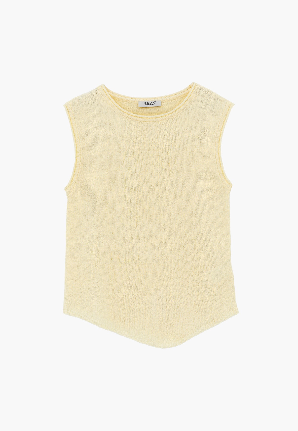 Asymmetric Tunic Knit Tank - FLAN