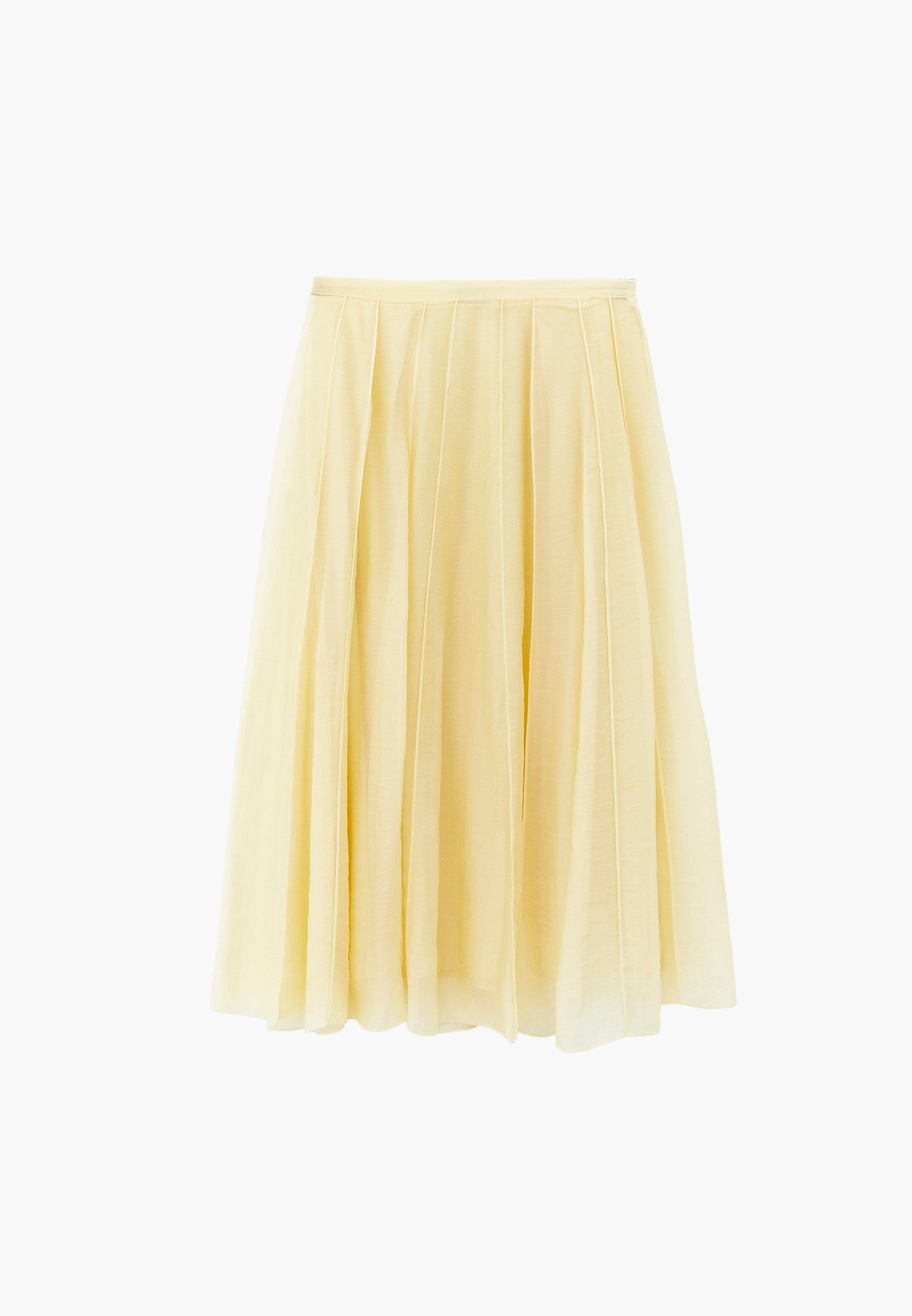 High Waist Flared Midi Skirt - FLAN
