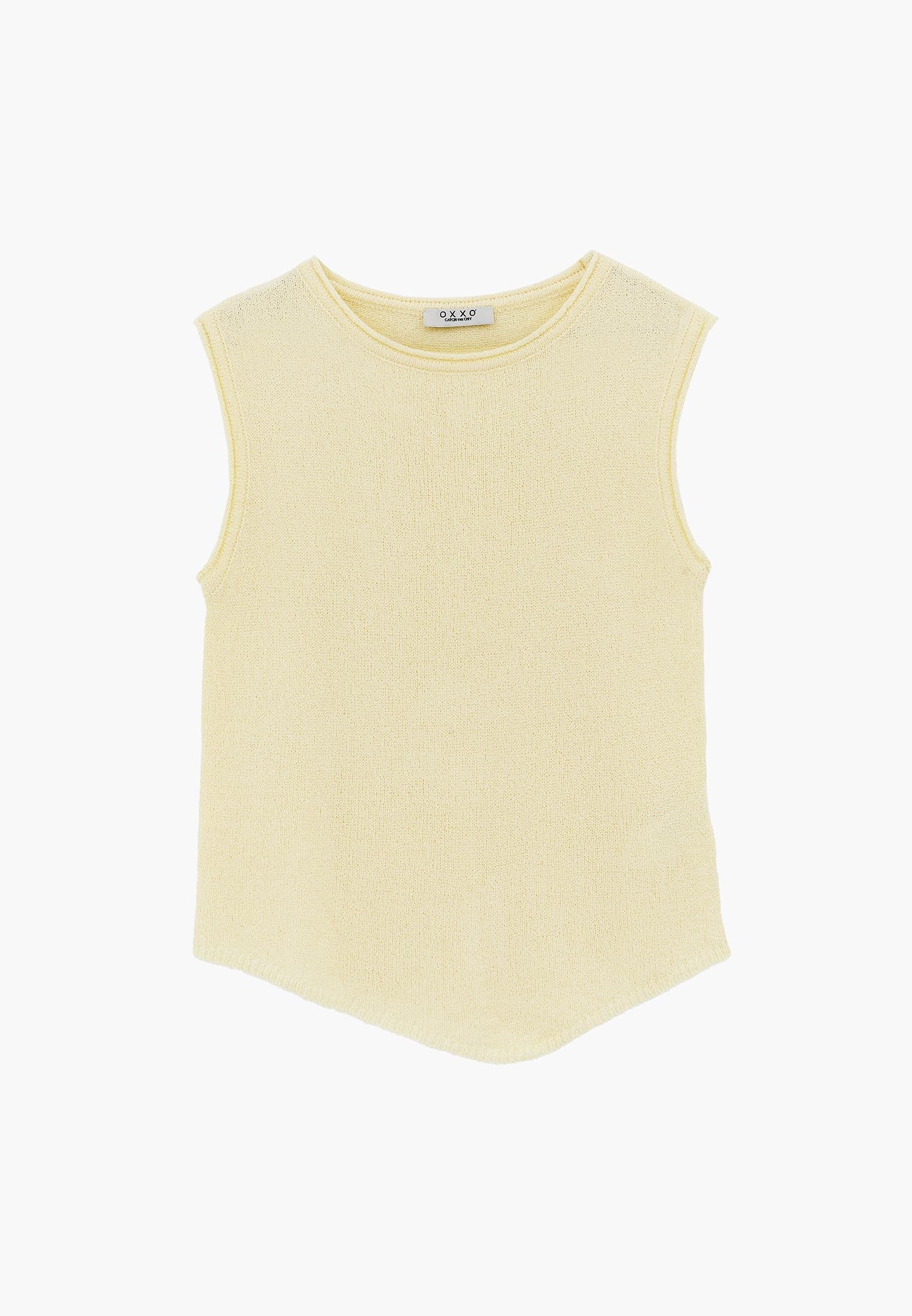 Asymmetric Tunic Knit Tank - FLAN