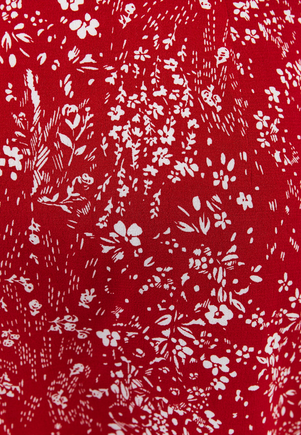 High Waist Printed Flared Midi Skirt - FLORAL PRINT