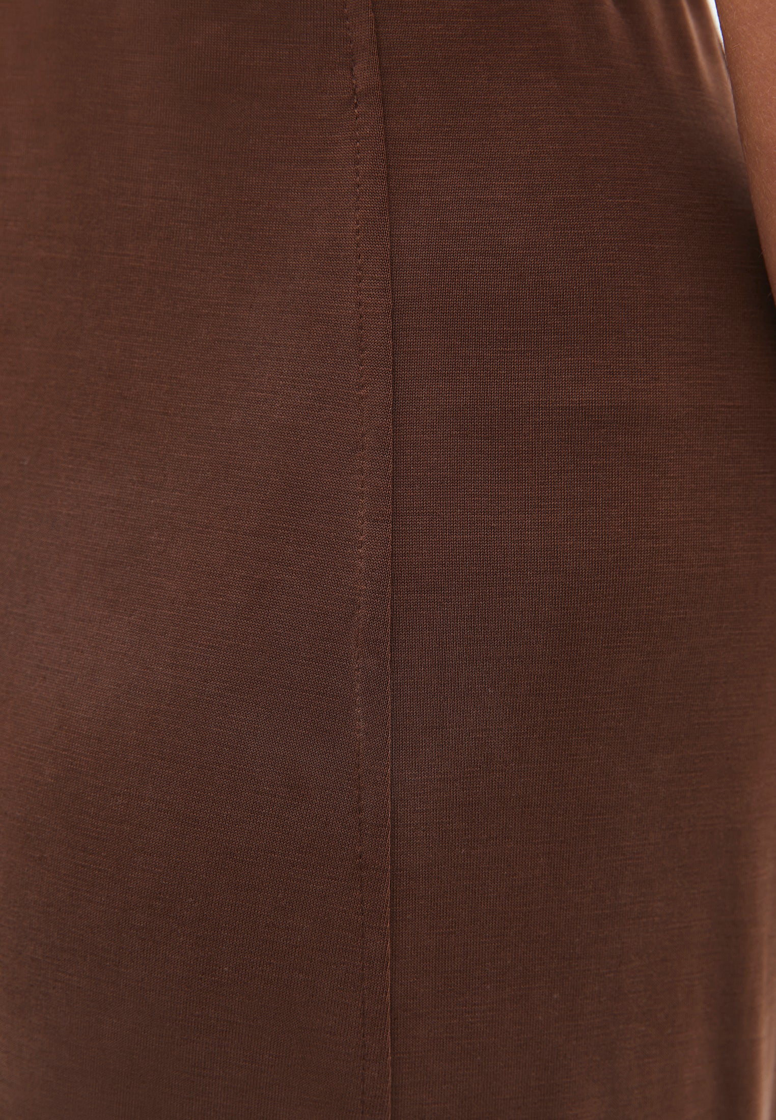 High Waist A Line Midi Skirt - FONDUE FUDGE