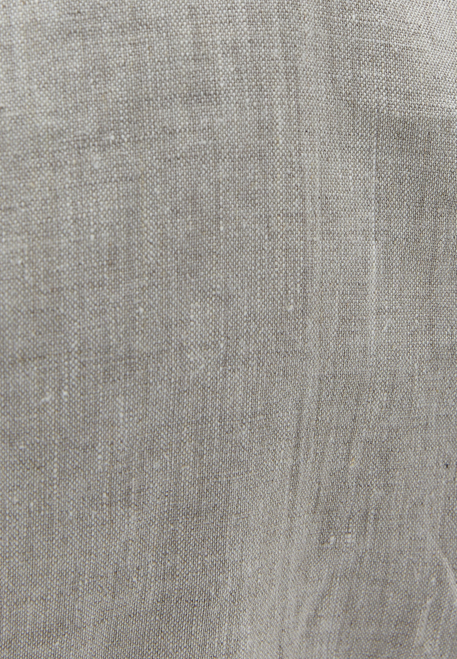 Buttoned linen vest - FRENCH OAK