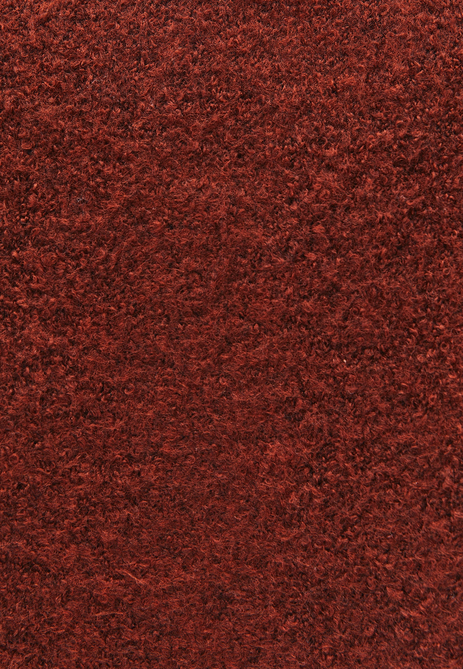 LONG-SLEEVE SOFT CARDIGAN - FRIED BRICK