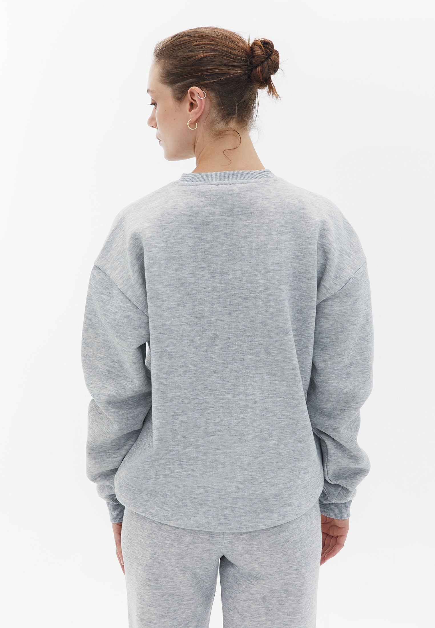 Crew neck sweatshirt - GREY MELANGE