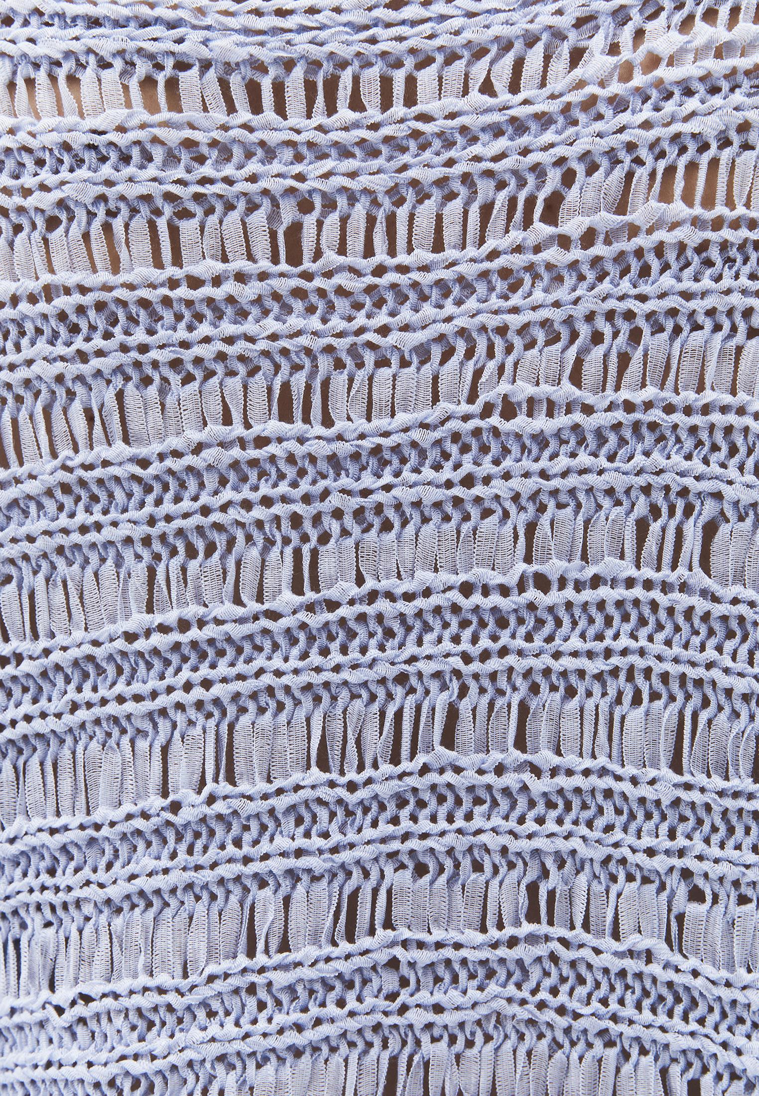 Ajour Standard Boat Neck Knit Sweater - HALOGEN BLUE