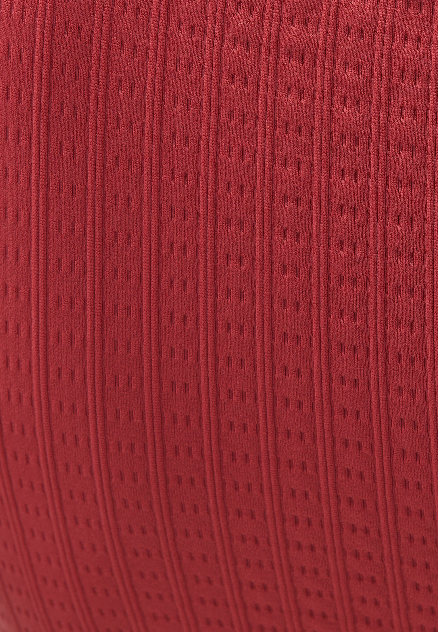 Crew neck crop top - HOLLY BERRY