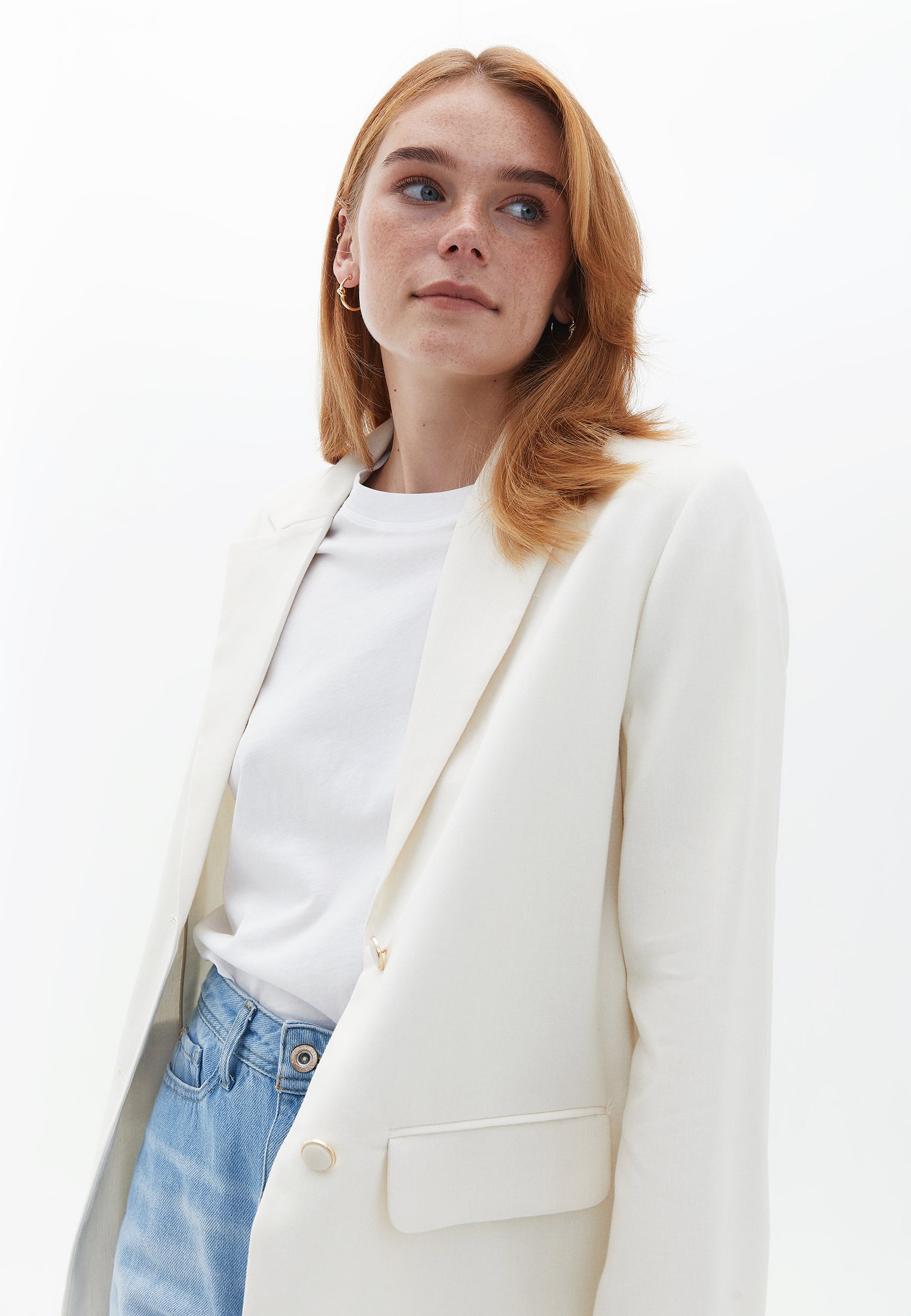 Oversize jacket - ICE MILK