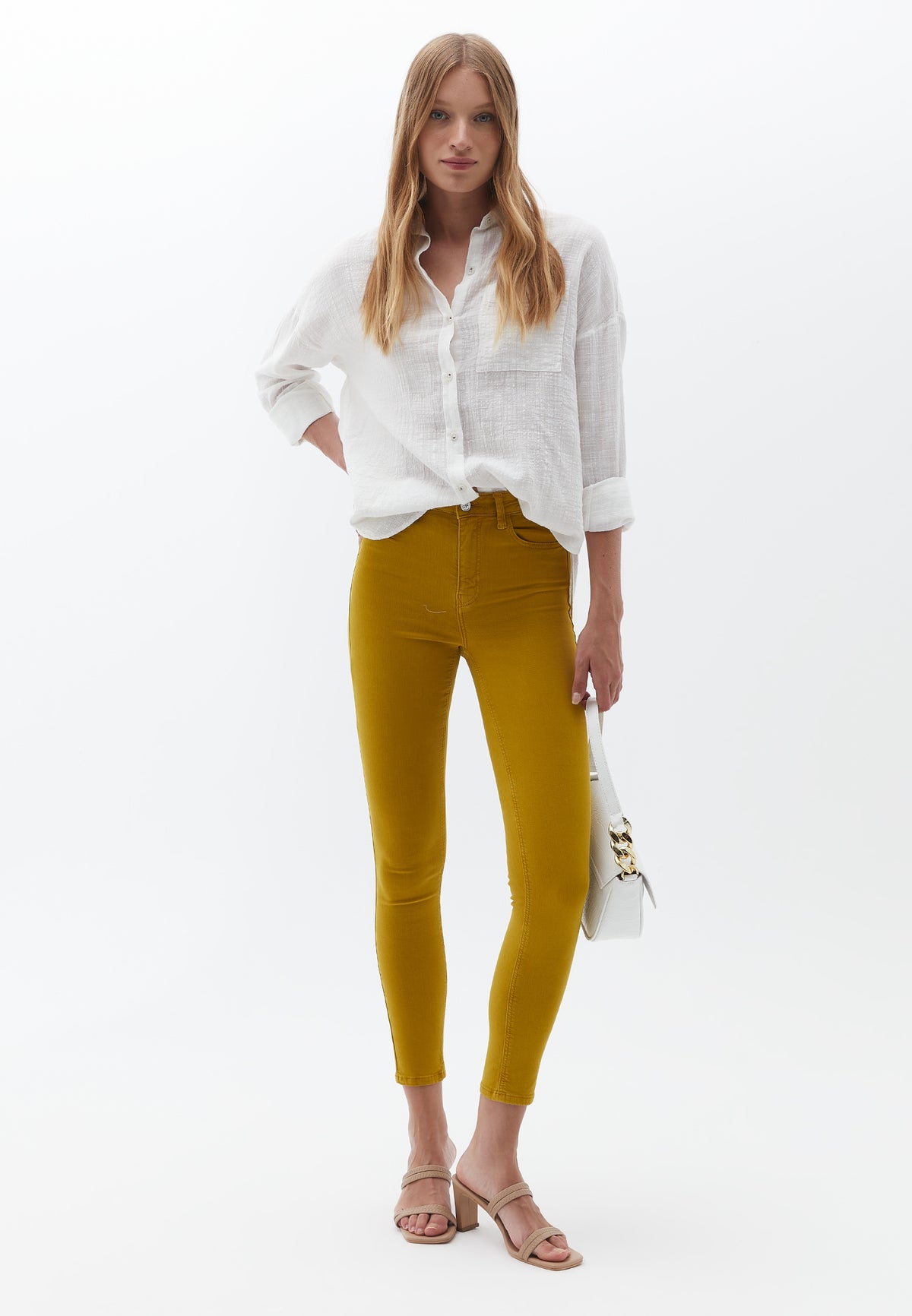 Natural Fabric Shirt - Cream