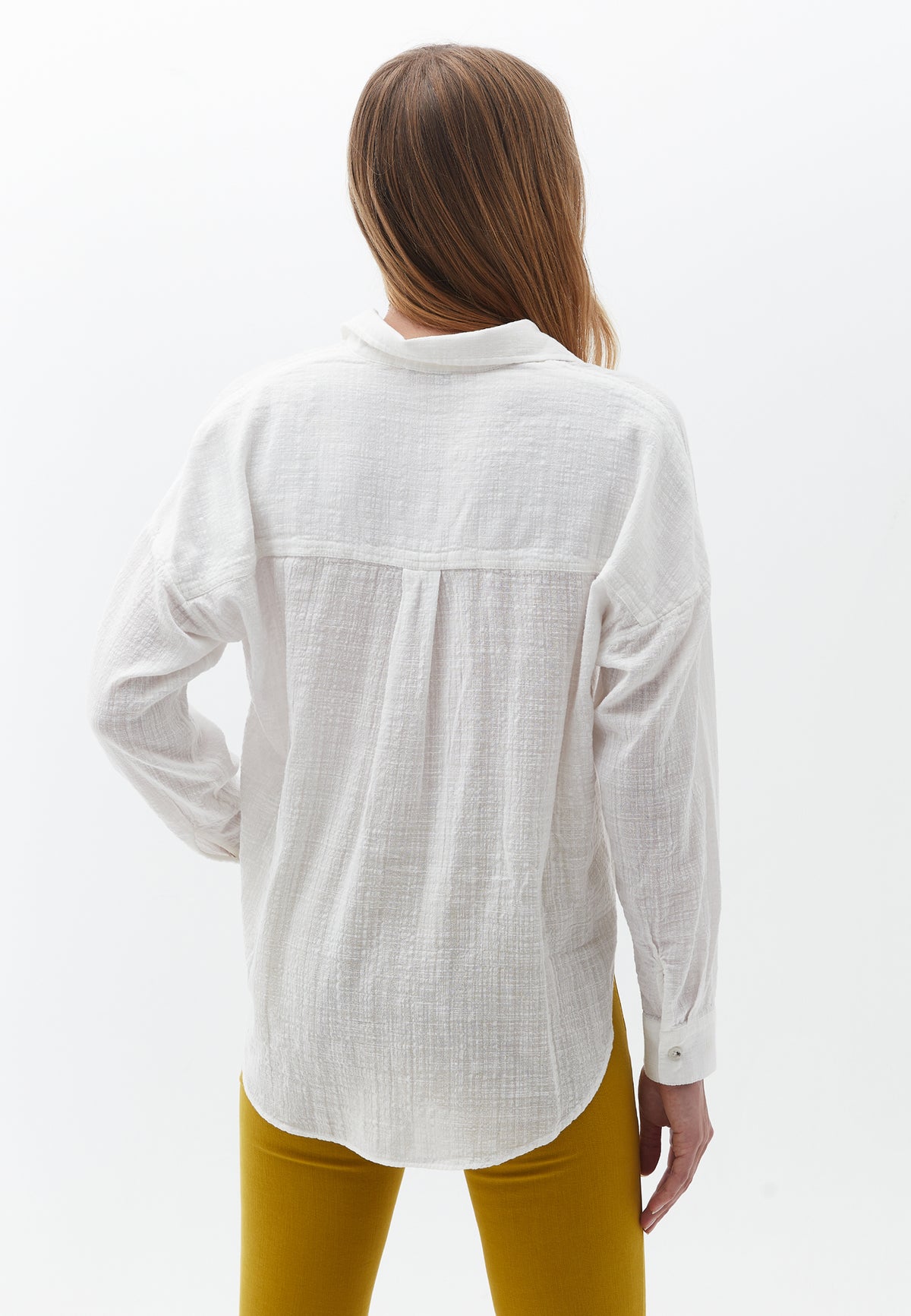 Natural Fabric Shirt - Cream