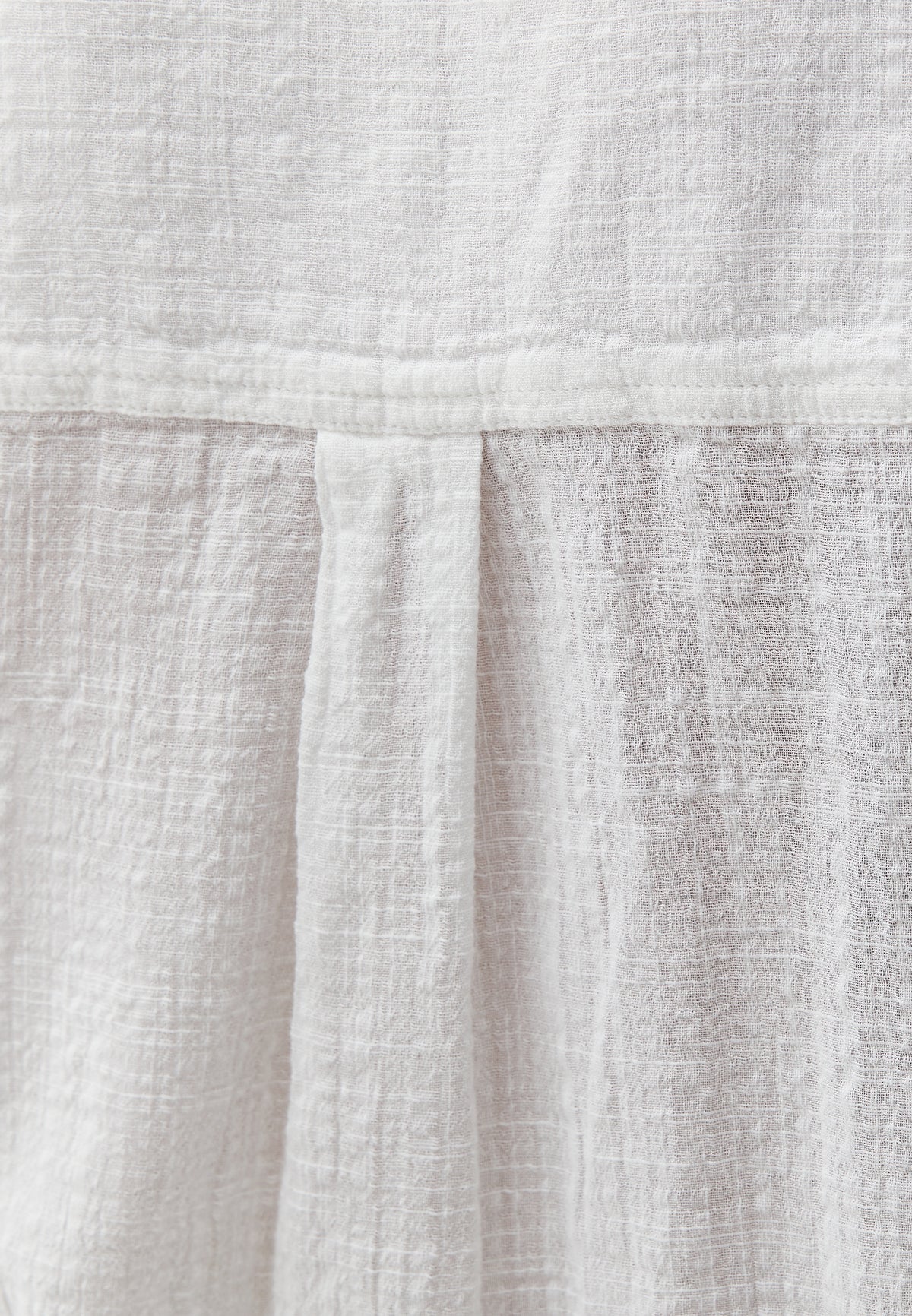 Natural Fabric Shirt - Cream