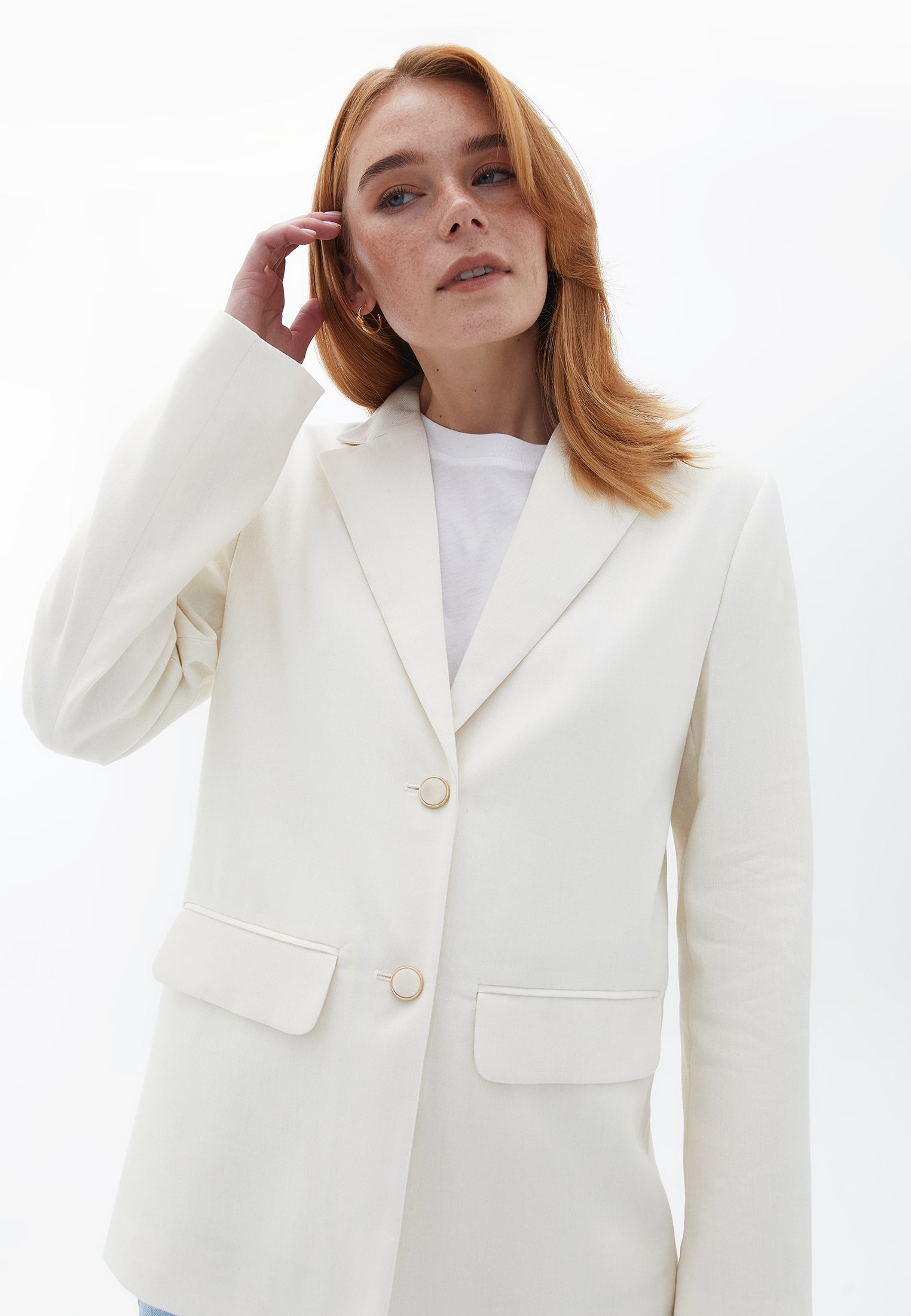 Oversize jacket - ICE MILK