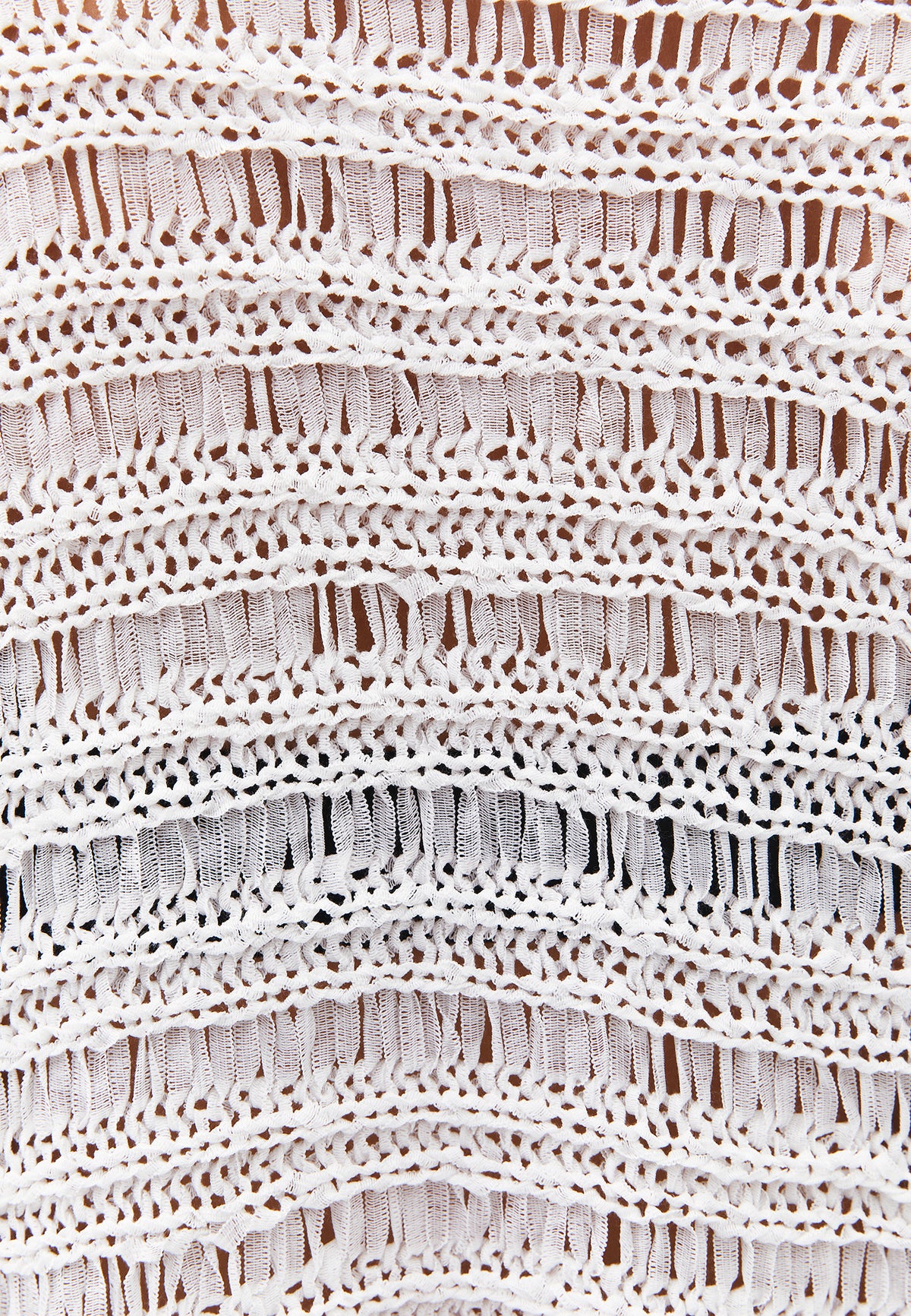 Ajour Standard Boat Neck Knit Sweater - ICE MILK
