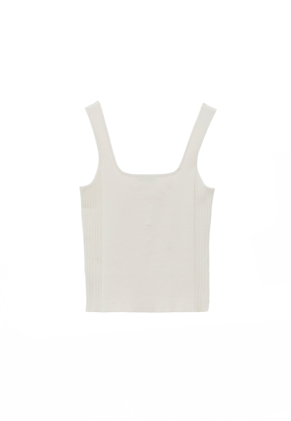 U Neck Sleeveless Tank Top - ICE MILK