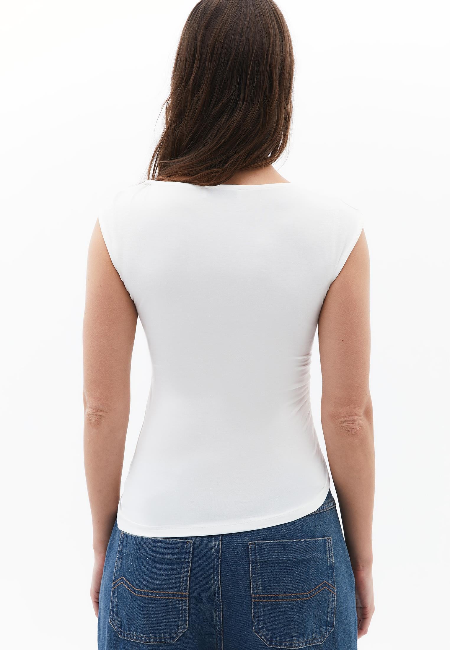 Asymmetric Blouse - ICE MILK