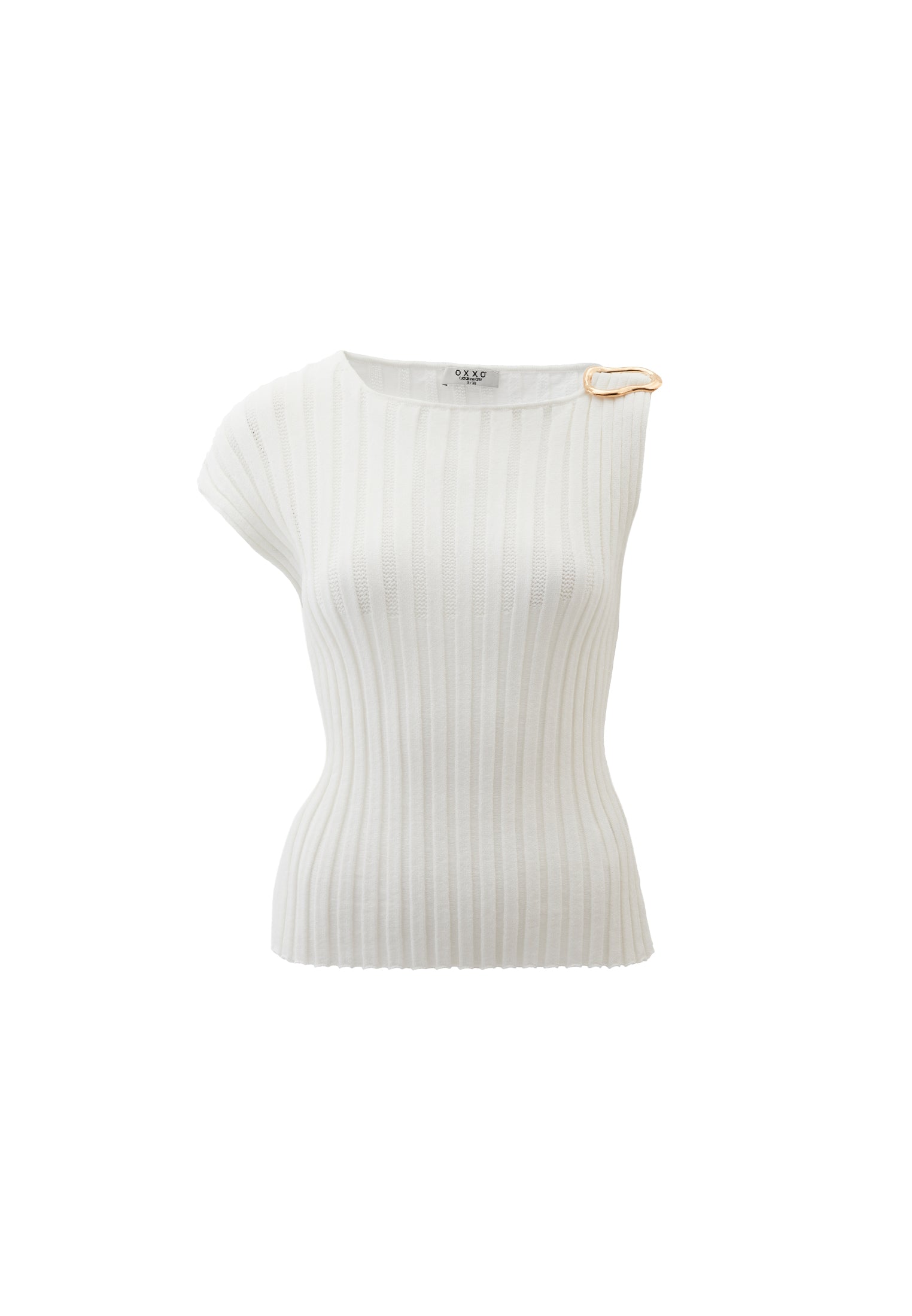 Boat Neck Blouse - ICE MILK