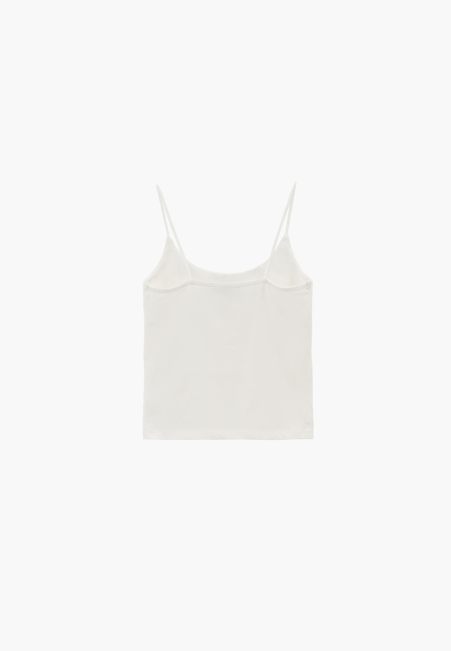 Bodycon Tank Top U Neck - ICE MILK