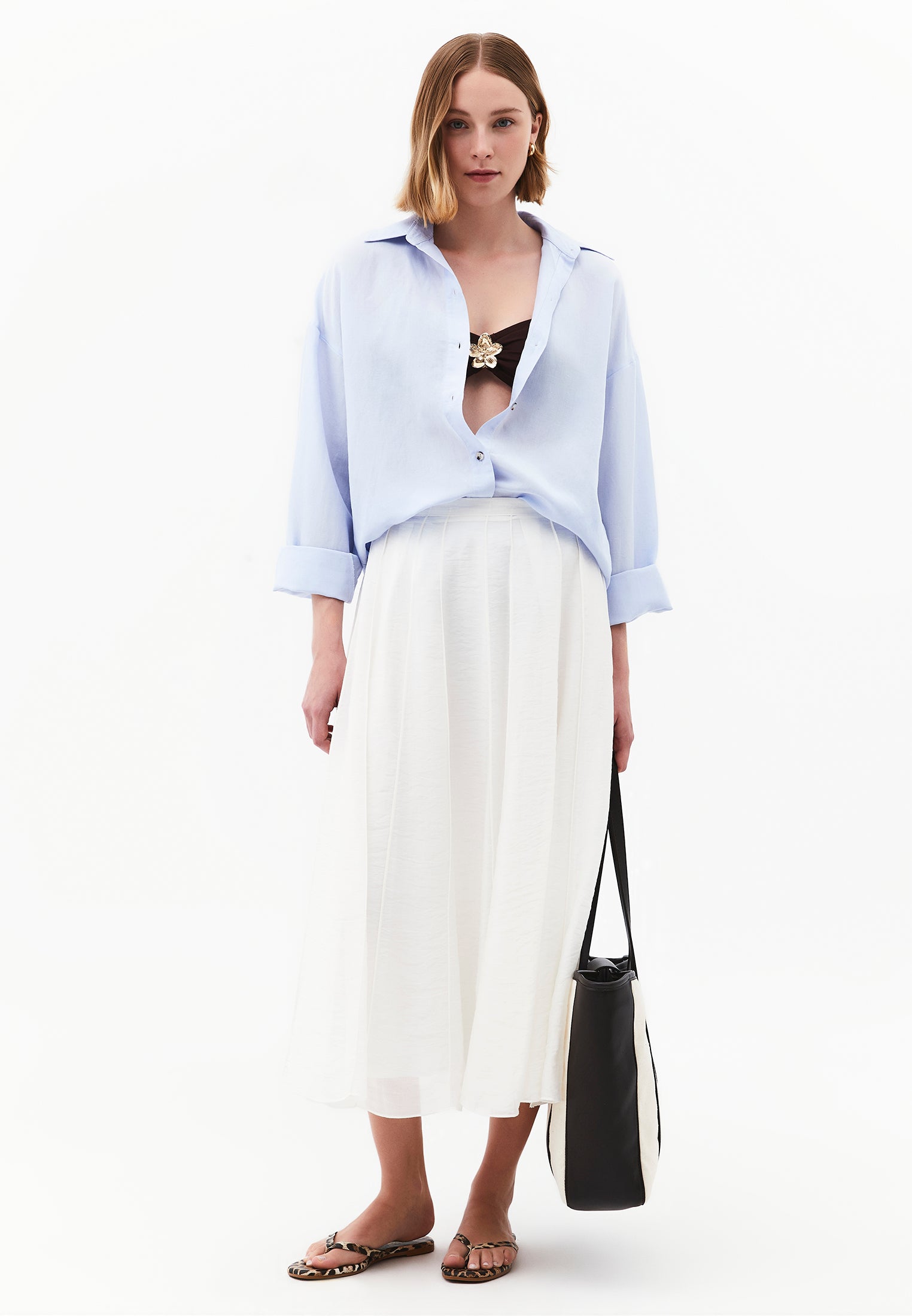 Long Sleeve Shirt With Button Details - ICE WATER