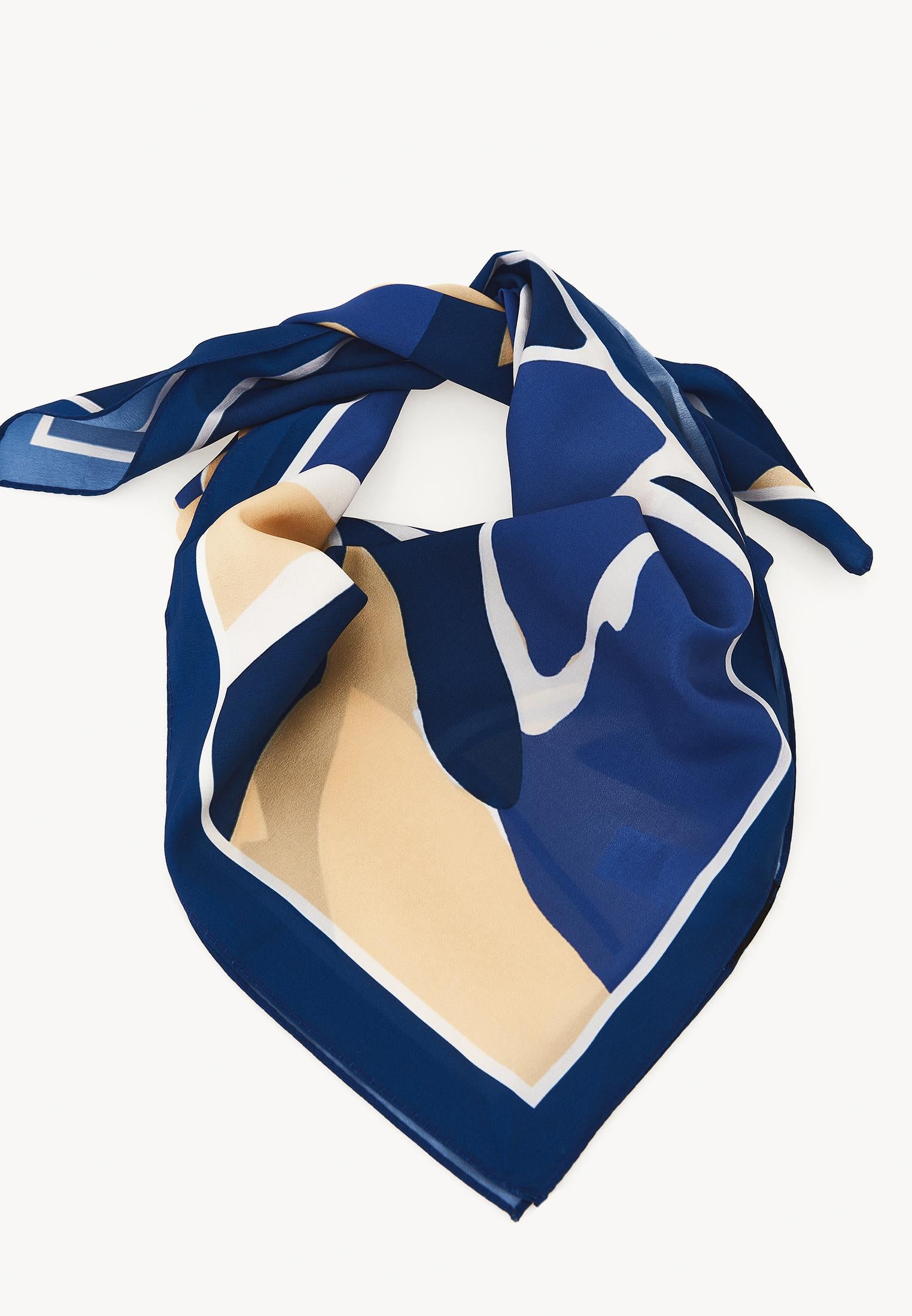Versatile Scarf / Shawl - INDIGO BUNTING