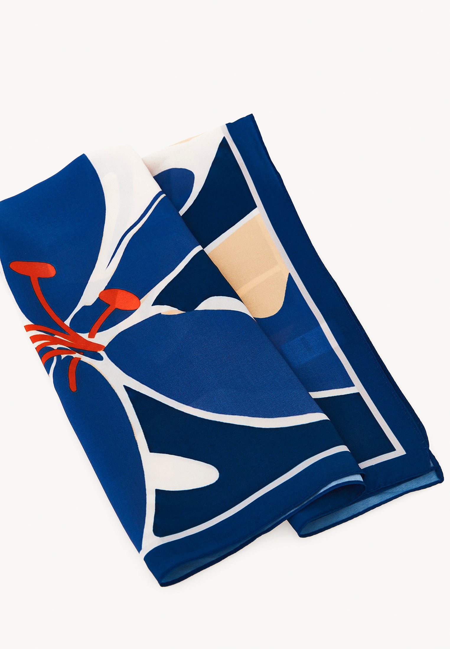 Versatile Scarf / Shawl - INDIGO BUNTING