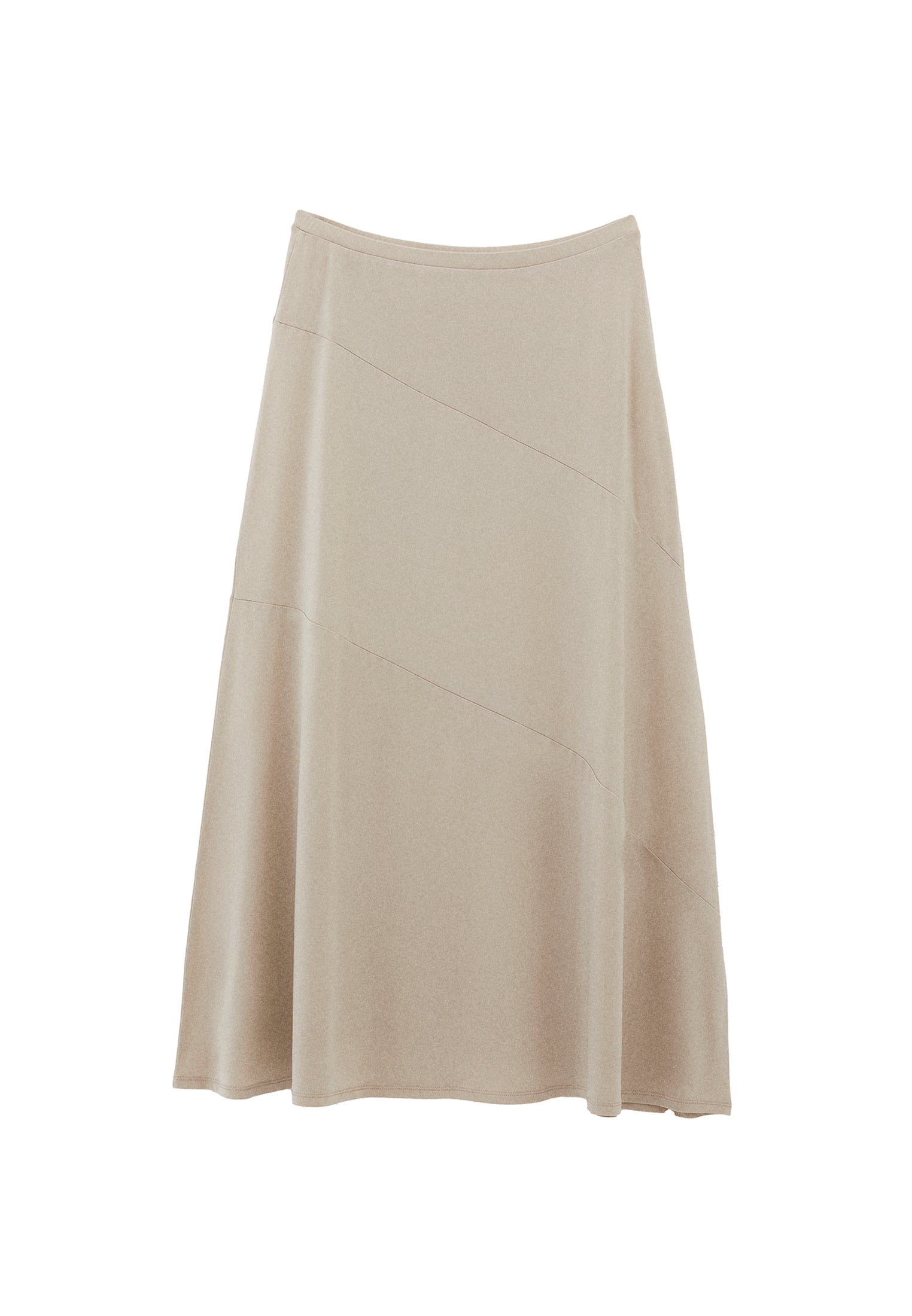 Long Skirt With Cut A-Shape - ISLAND FOSSIL