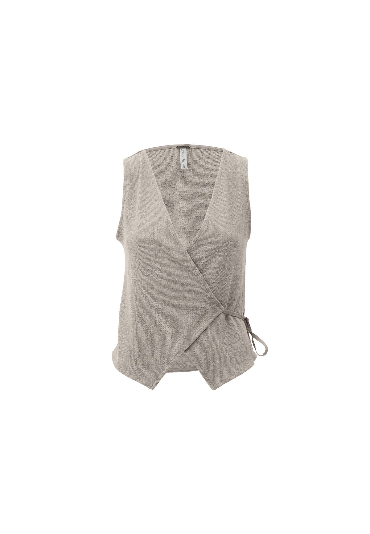Double Breasted Vest - Beige
