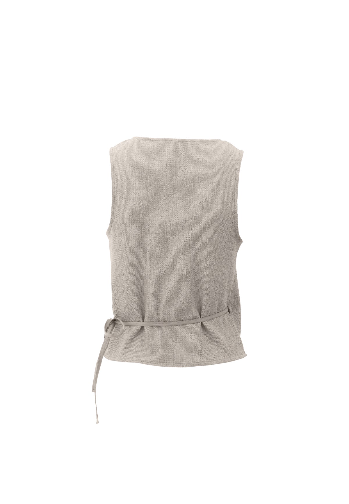 Double Breasted Vest - Beige